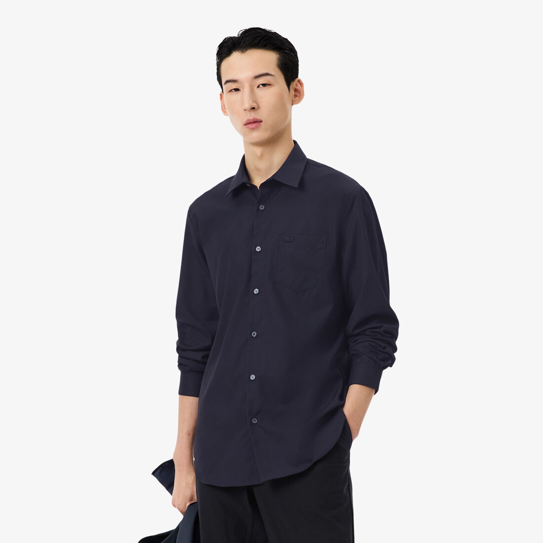 Regular Fit Cotton Poplin Shirt - CH8522-00-HDE