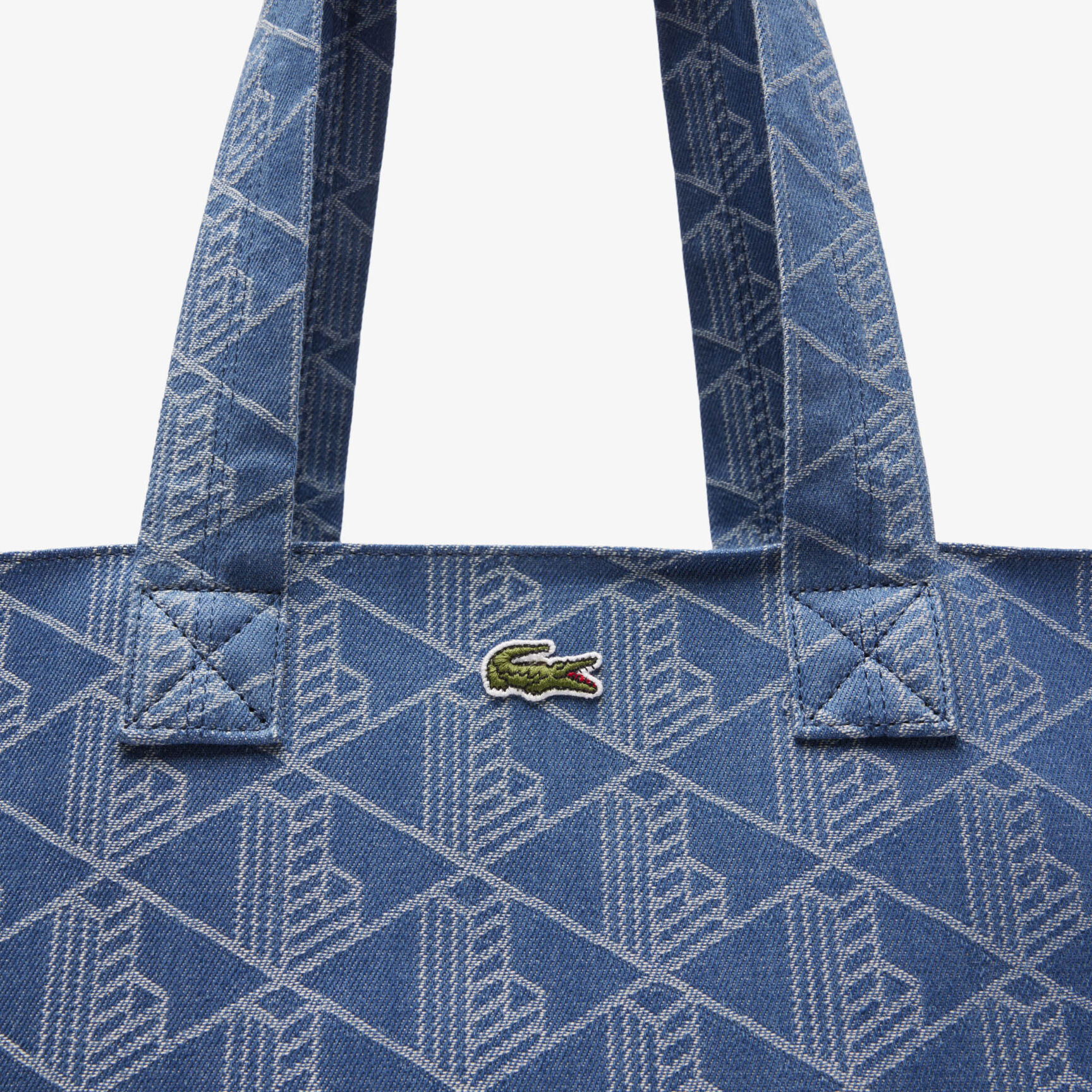 حقيبة يد صيفية جاكار كبيرة الحجم XXL Summer Pack Jacquard Motif Tote - NU4994PB-Q74