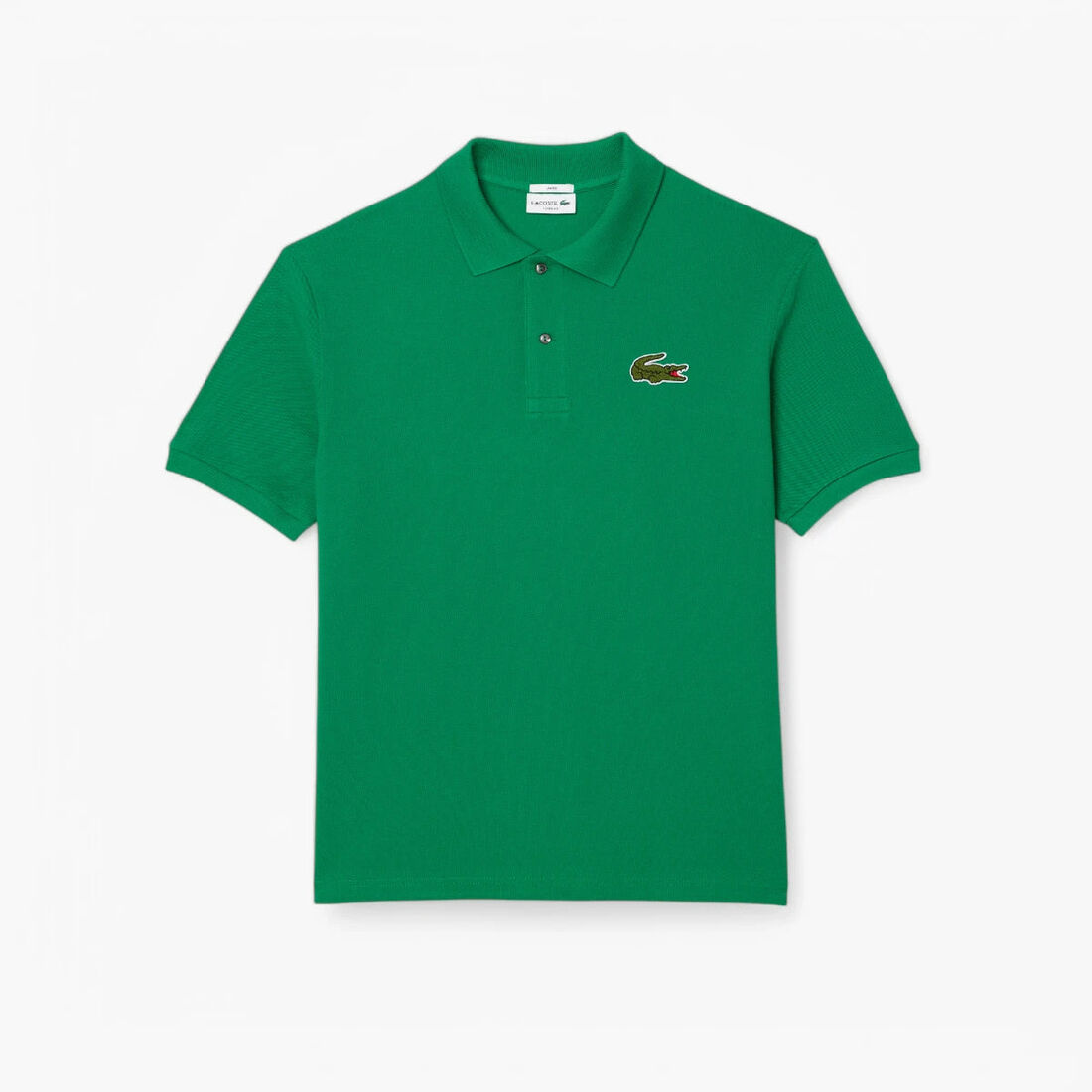قميص بولو L.12.12 أصلي فضفاض مع الماركة Loose Fit L.12.12 Pique Badge Polo Shirt - PH2751-00-LDM