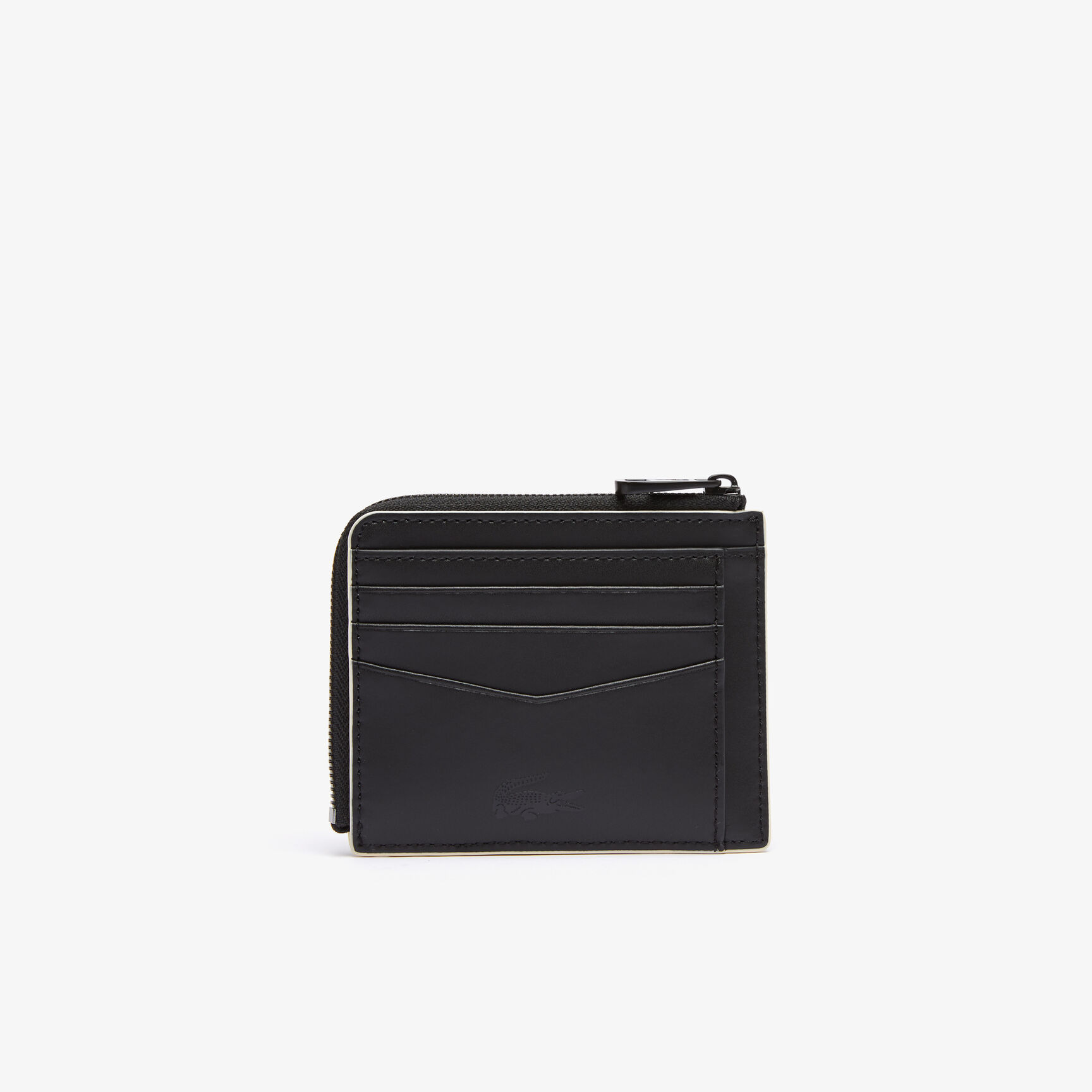 حافظات بطاقات لاكوست بنقشة حروف بلون مغاير للرجال حافظات بطاقات لاكوست بنقشة حروف بلون مغاير للرجال