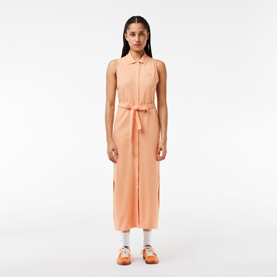 Women's Stretch Cotton Pique Polo Dress - EF1107-00-IXY