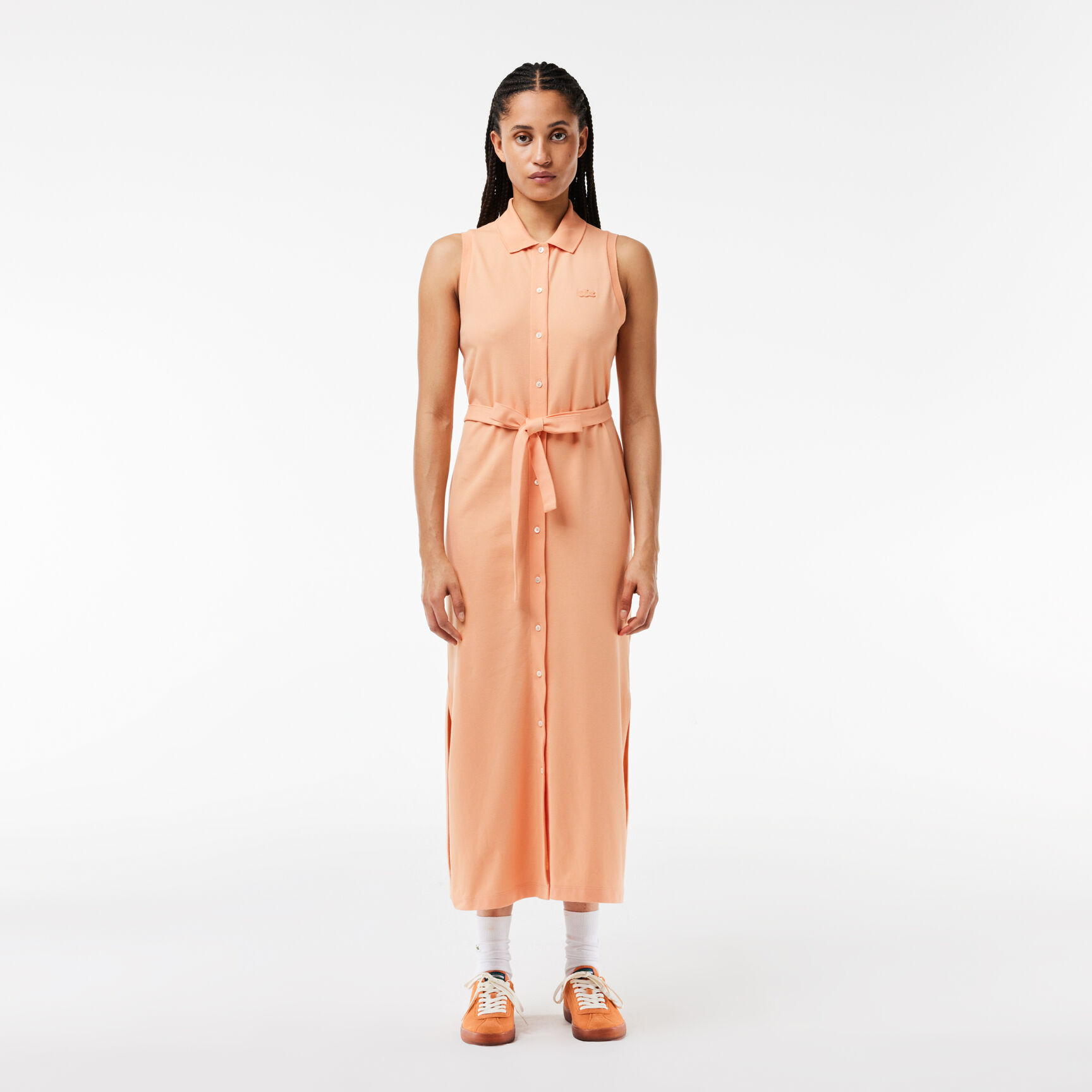 Women's Stretch Cotton Pique Polo Dress - EF1107-00-IXY