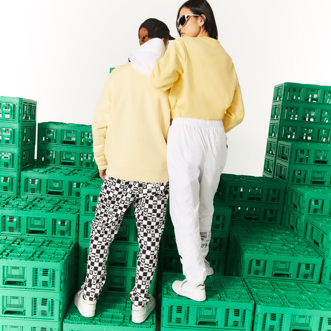 سويت شيرت صوف عضوي للجنسين مجموعة Lacoste x Minecraft سويت شيرت صوف عضوي للجنسين مجموعة Lacoste x Minecraft