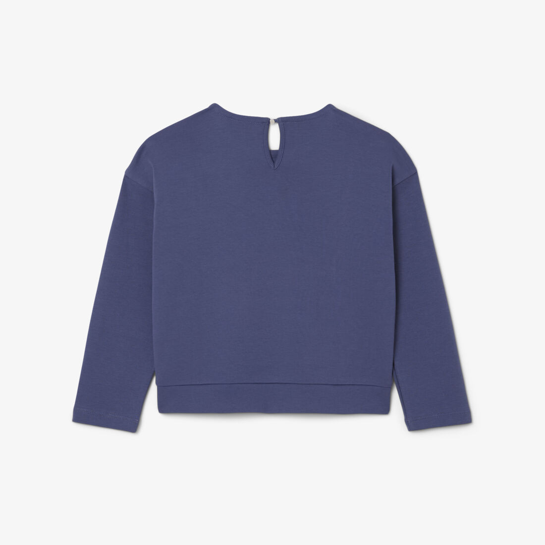 تي شيرت قطني بأكمام طويلة وبشعار الماركة Long Sleeved Branded Cotton T-shirt - TJ8450-00-I1M