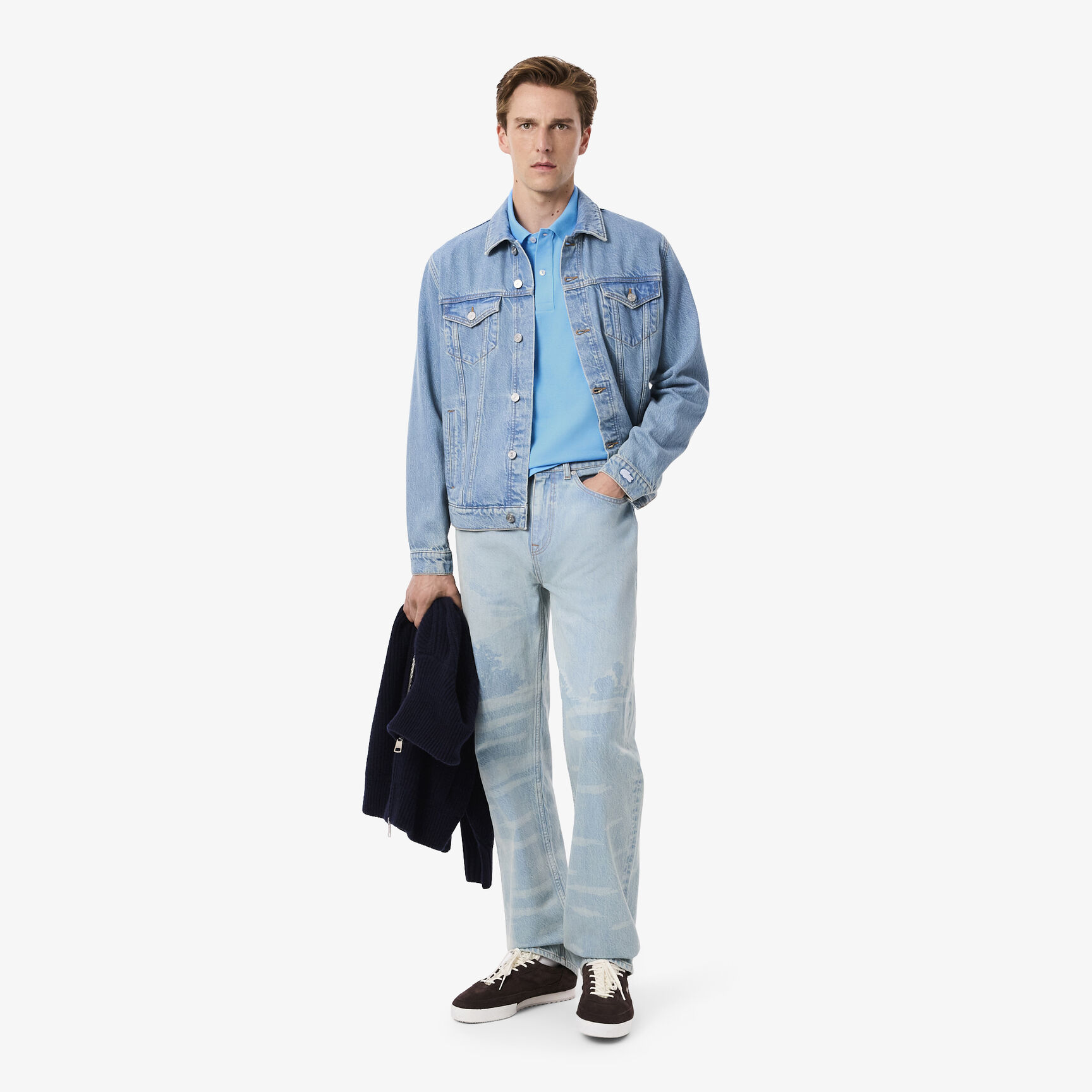 Slim Fit L.12.12 Original Polo Shirt Original L.12.12 Slim Fit Petit Pique Cotton Polo Shirt - PH4012-00-IY3