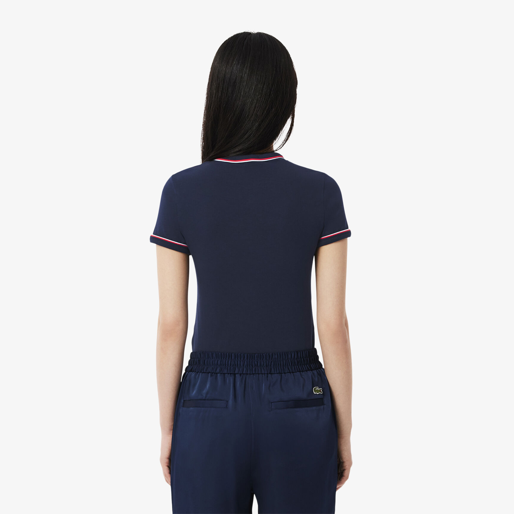 تي شيرت جيرسيه بلمسات متباينة Contrast Accent Jersey T-shirt - TF0347-00-GWI