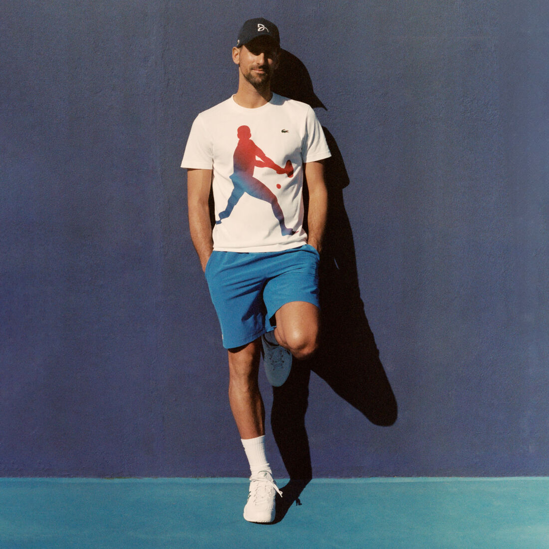 Lacoste Tennis x Novak Djokovic T-shirt and Cap Set Lacoste Tennis x Novak Djokovic T-shirt and Cap Set - TH7516-00-001
