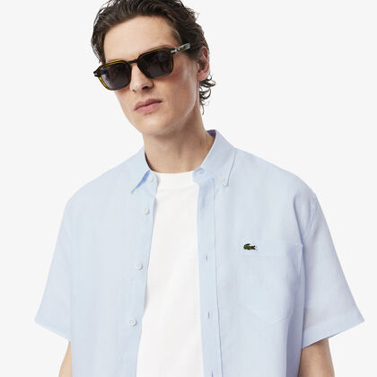 Short Sleeved Linen Shirt