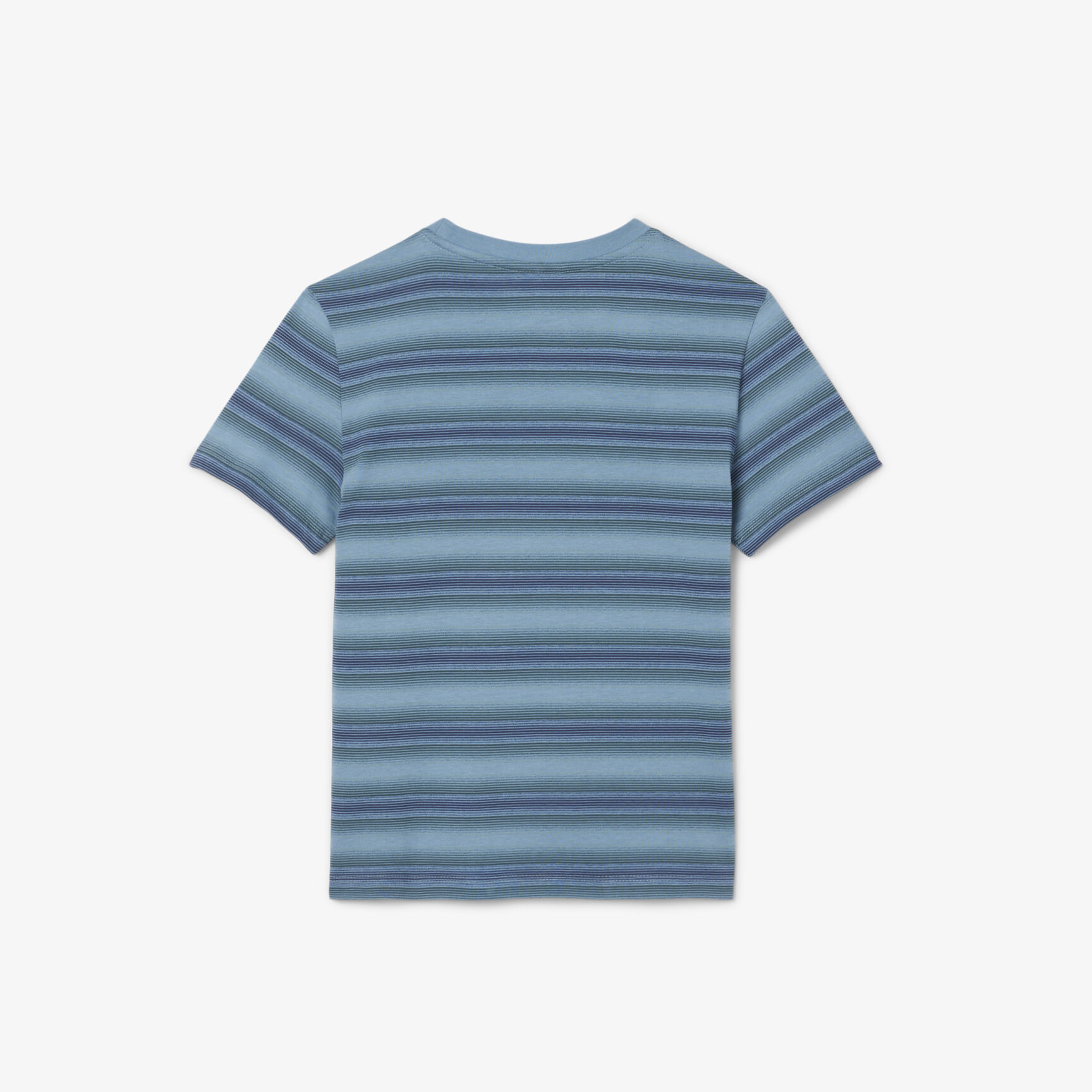 Striped Print Cotton T-shirt - TJ2362-00-GAI