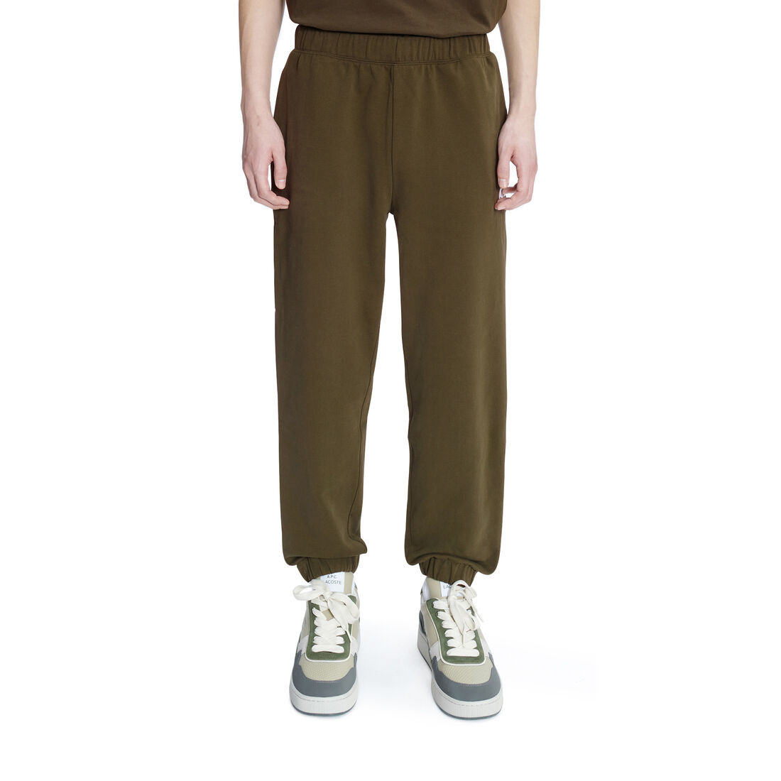 بنطال رياضي صوف قطني للرجال مجموعة Lacoste x A.P.C. بنطال رياضي صوف قطني للرجال مجموعة Lacoste x A.P.C.