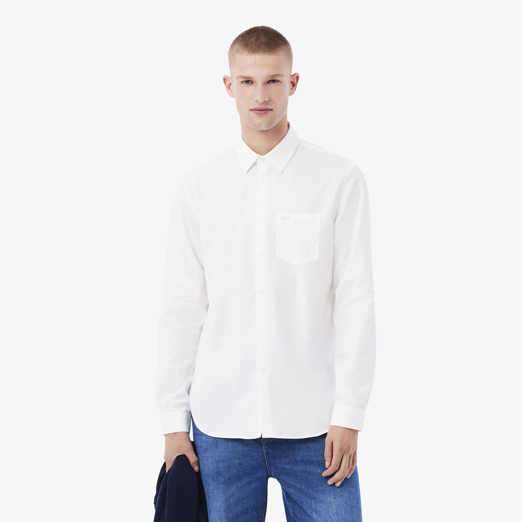 Regular Fit Cotton Poplin Shirt - CH8522-00-001