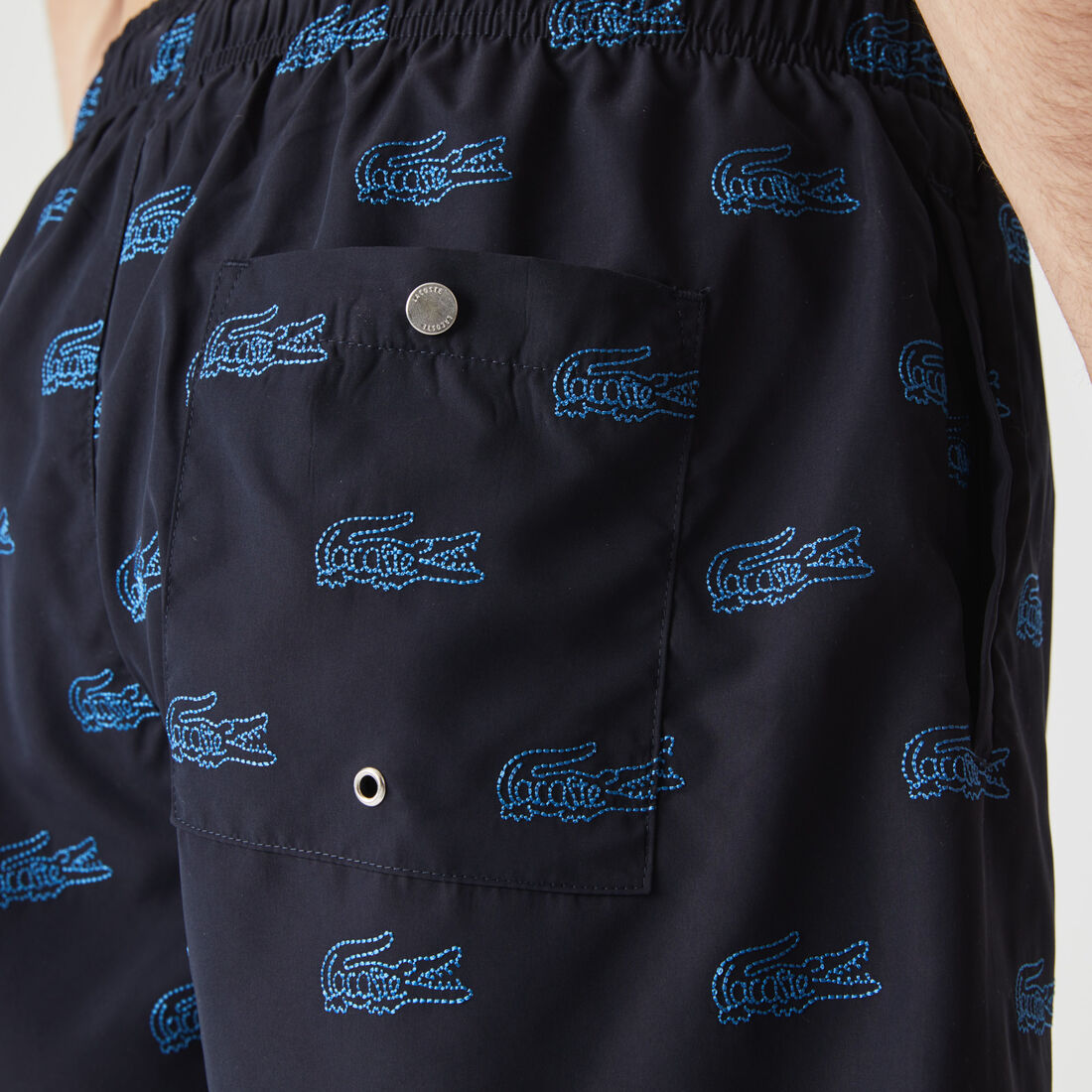 Men’s Embroidered Crocodile Design Swimming Trunks Men’s Embroidered Crocodile Design Swimming Trunks