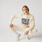 unisex lacoste live print cotton fleece sweatshirt