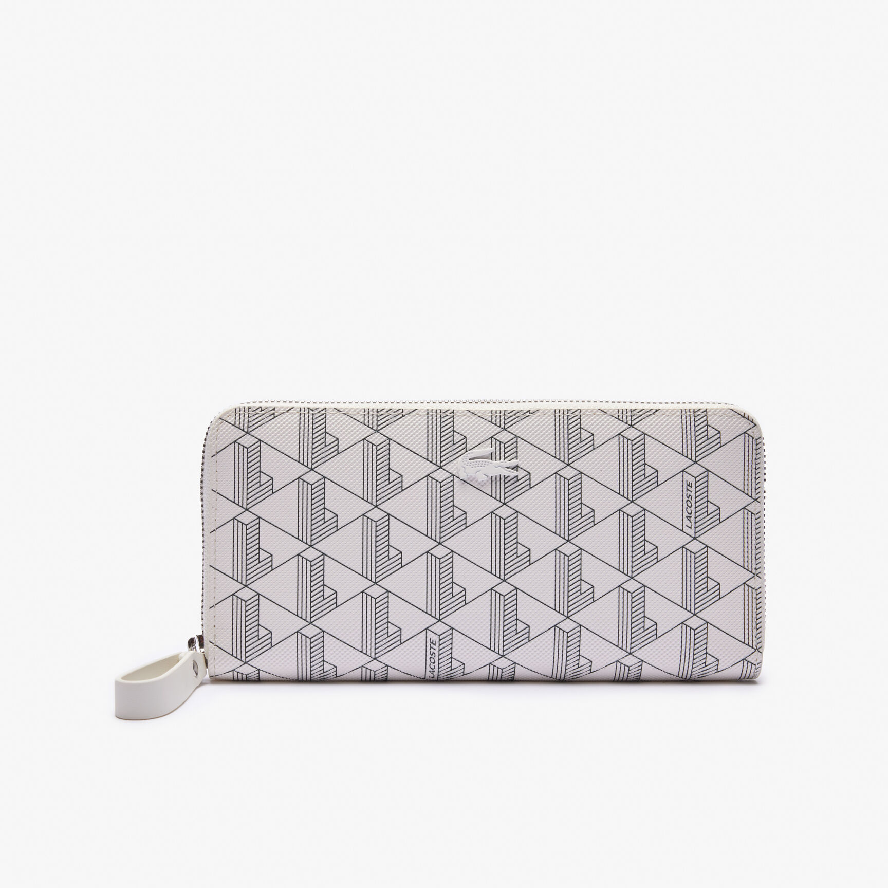 Women's Lacoste Monogram Print Zip Wallet Women's Lacoste Monogram Print Zip Wallet - NF3958DG-N06