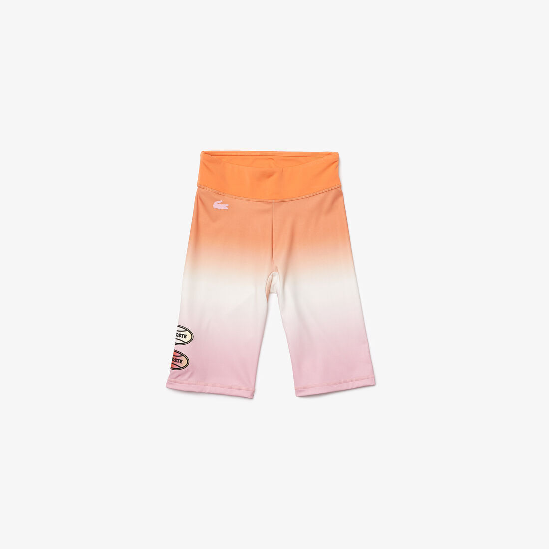 شورت بايك صيفي بلون متدرج للنساء مجموعة Lacoste Sport