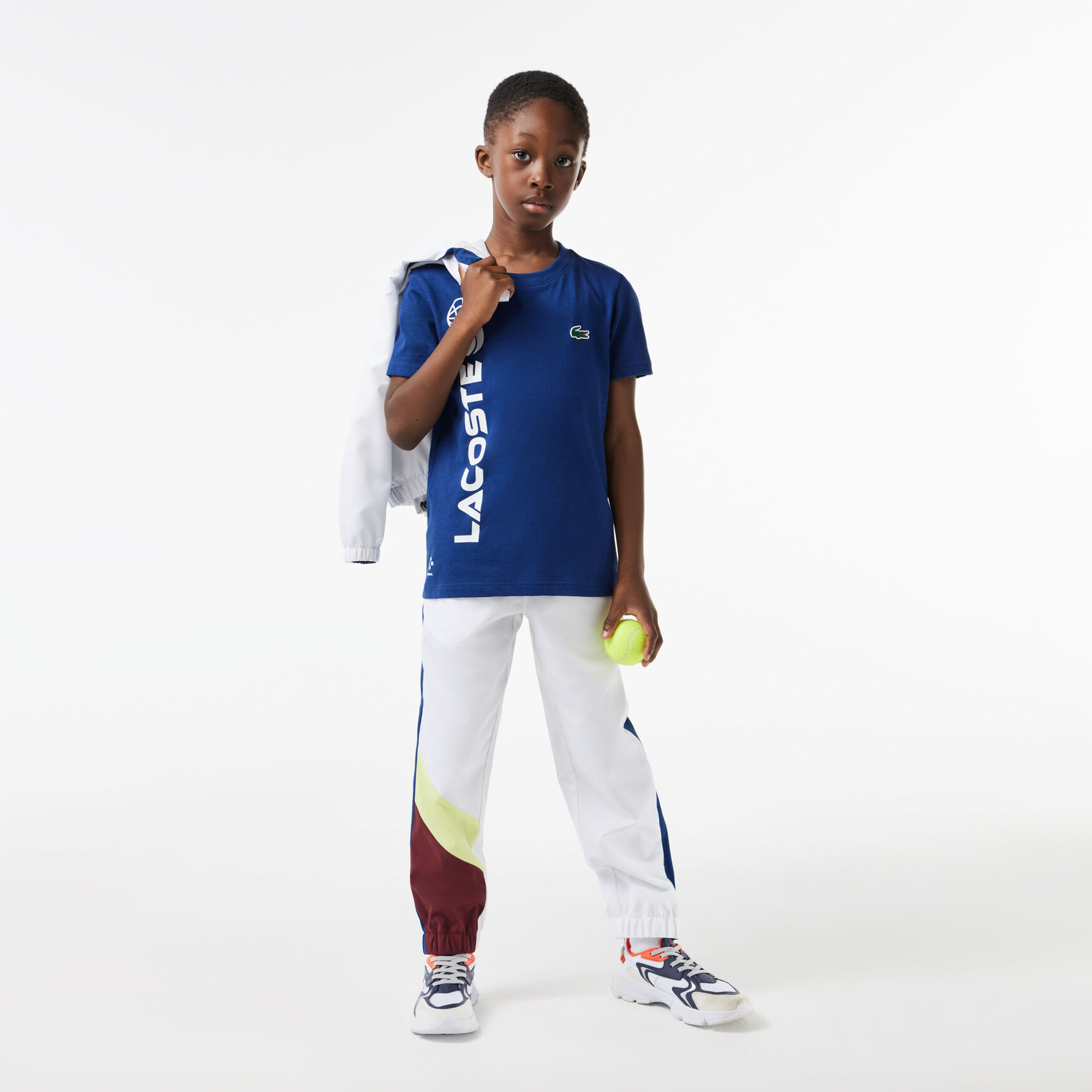 بنطال رياضي لاكوست للأطفال Lacoste Cotton Jersey Tennis T-shirt - TJ1258-00-F9F