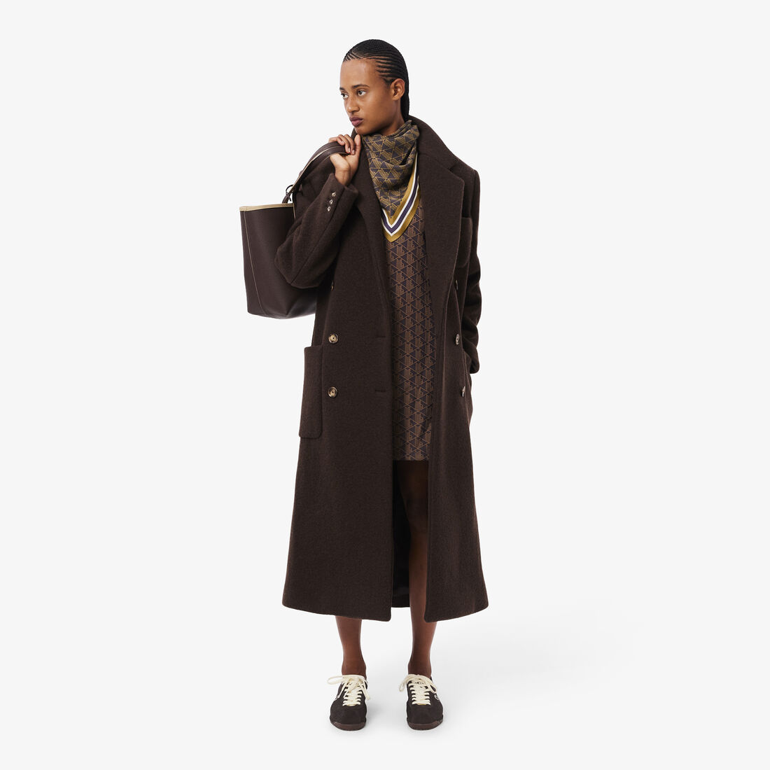 وشاح بطبعة مونوغرام Monogram Print Scarf - RE5691-00-9I4