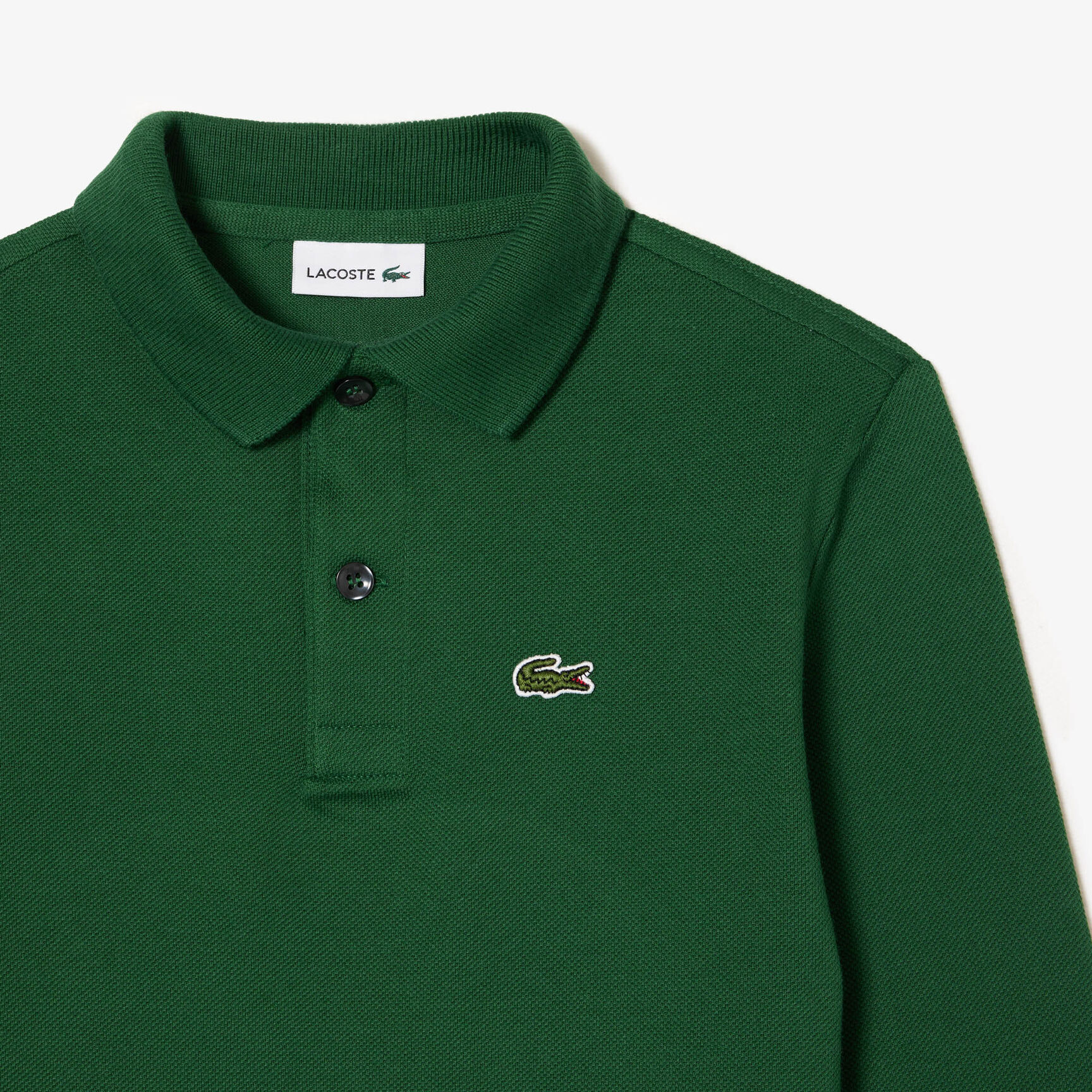 شورت لاكوست صوف وقطن عضوي ناعم للأطفال Kids' Lacoste Regular Fit Petit Pique Polo Shirt - PJ8915-00-132