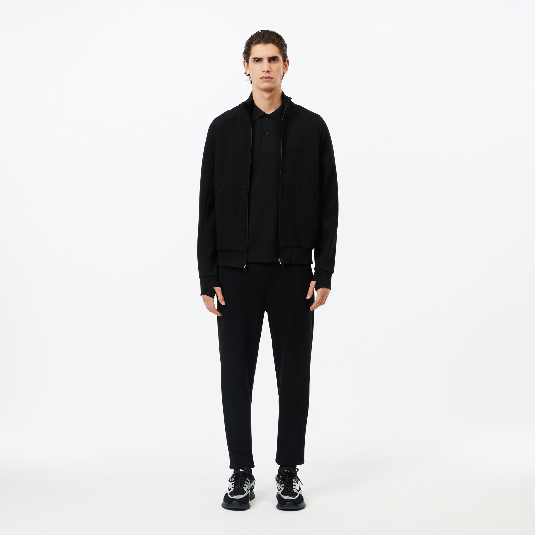 regular fit lacoste movement pique polo shirt