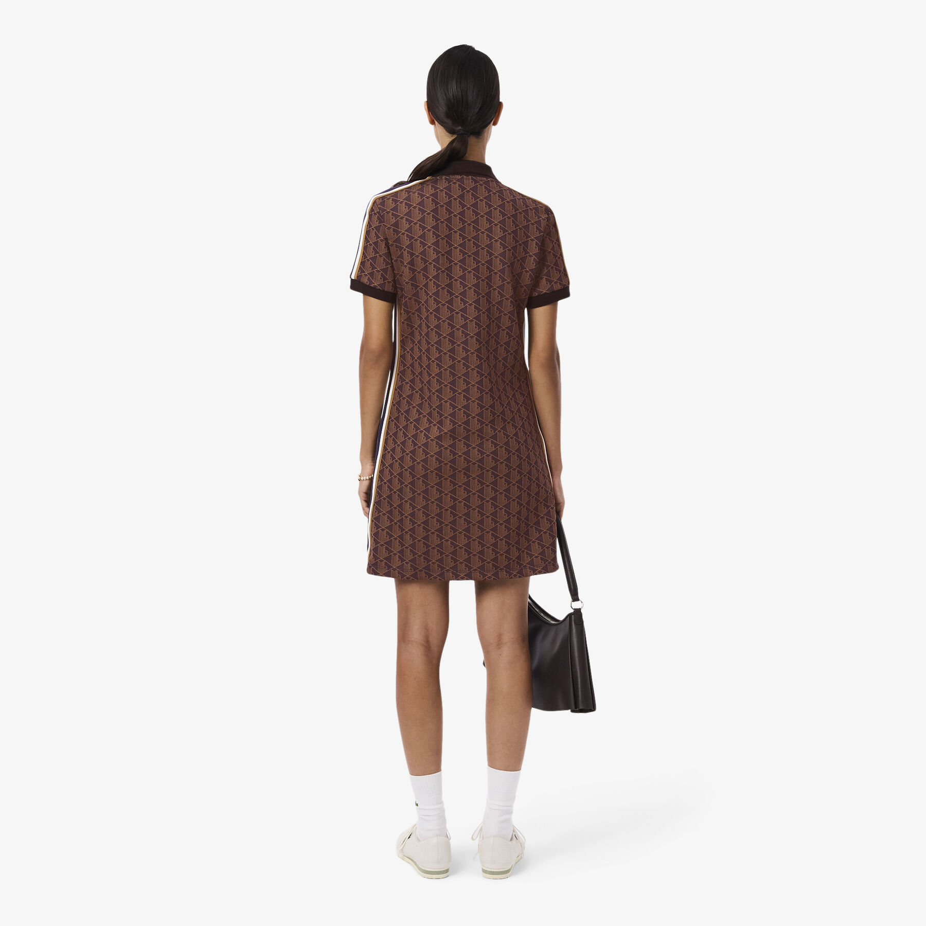 Slim Fit Monogram Jacquard Polo Dress - EF2655-00-9I4