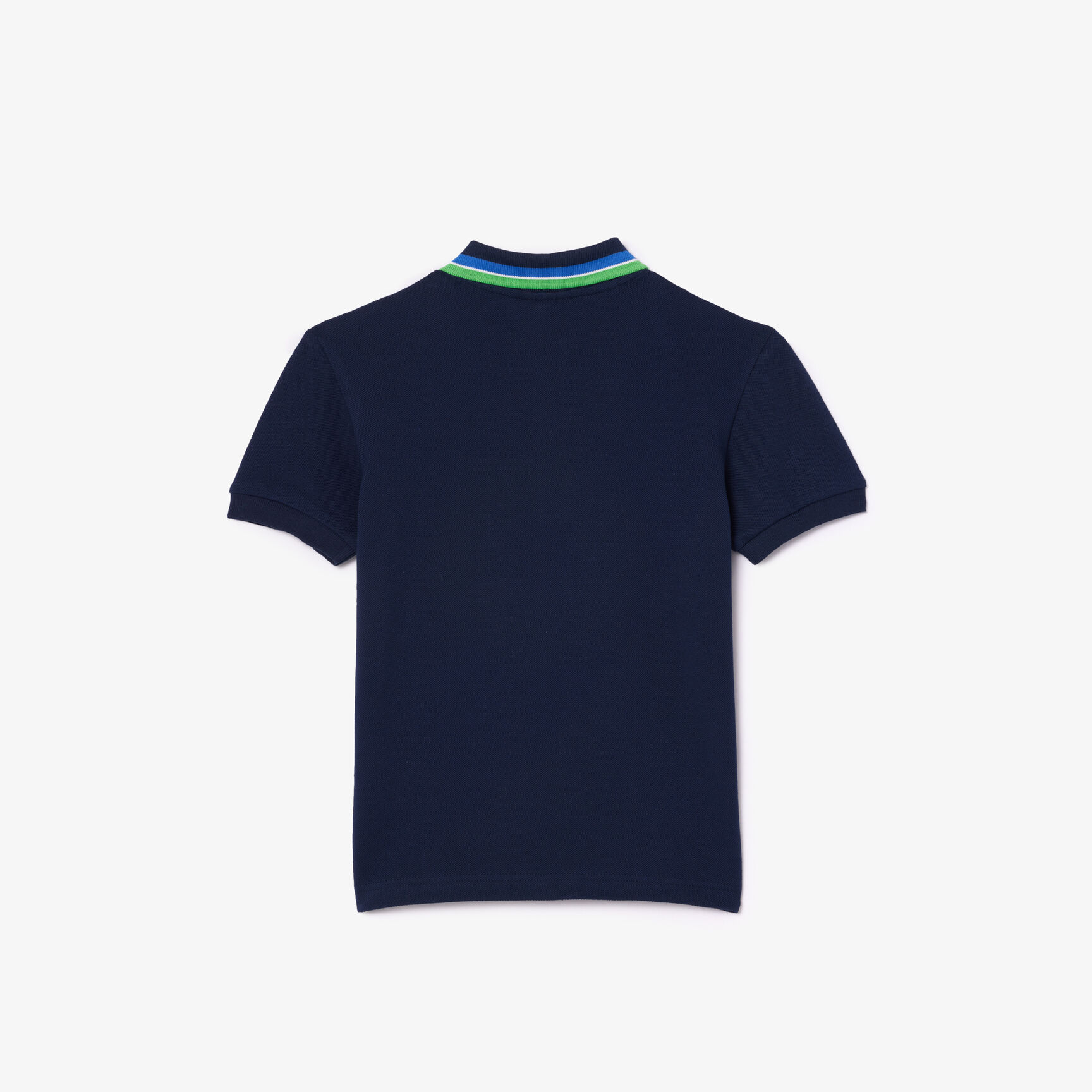Boys' Lacoste Tricolour Collar Cotton Petit Pique Polo - PJ9702-00-IH9