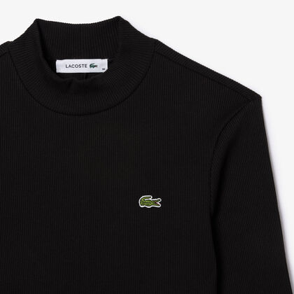 Slim Fit Ribbed Cotton Dress