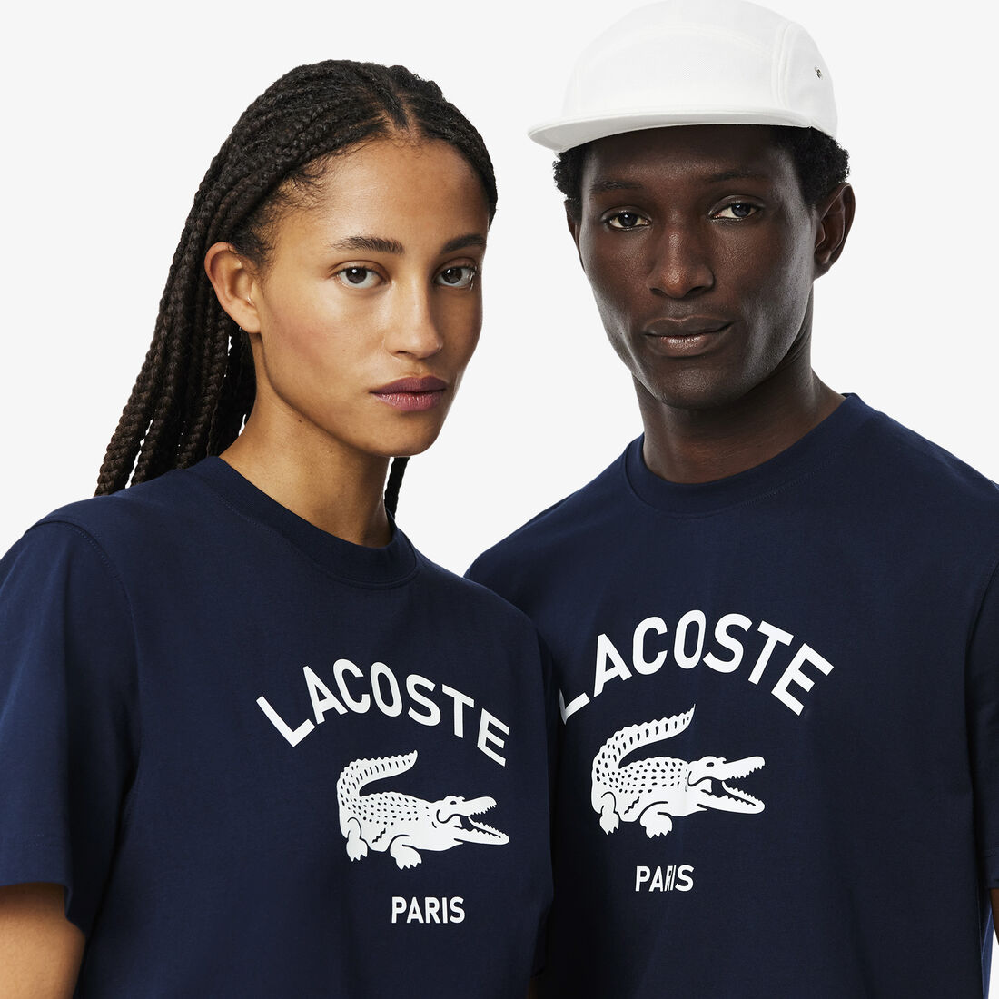 Signature Print Cotton T-shirt lacoste signature print cotton t shirt