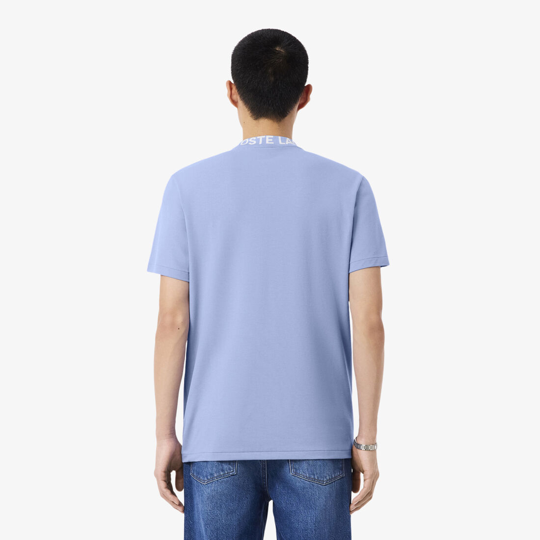 Jacquard Branded Pique T-shirt Jacquard Branded Pique T-shirt - TH9582-00-5QD