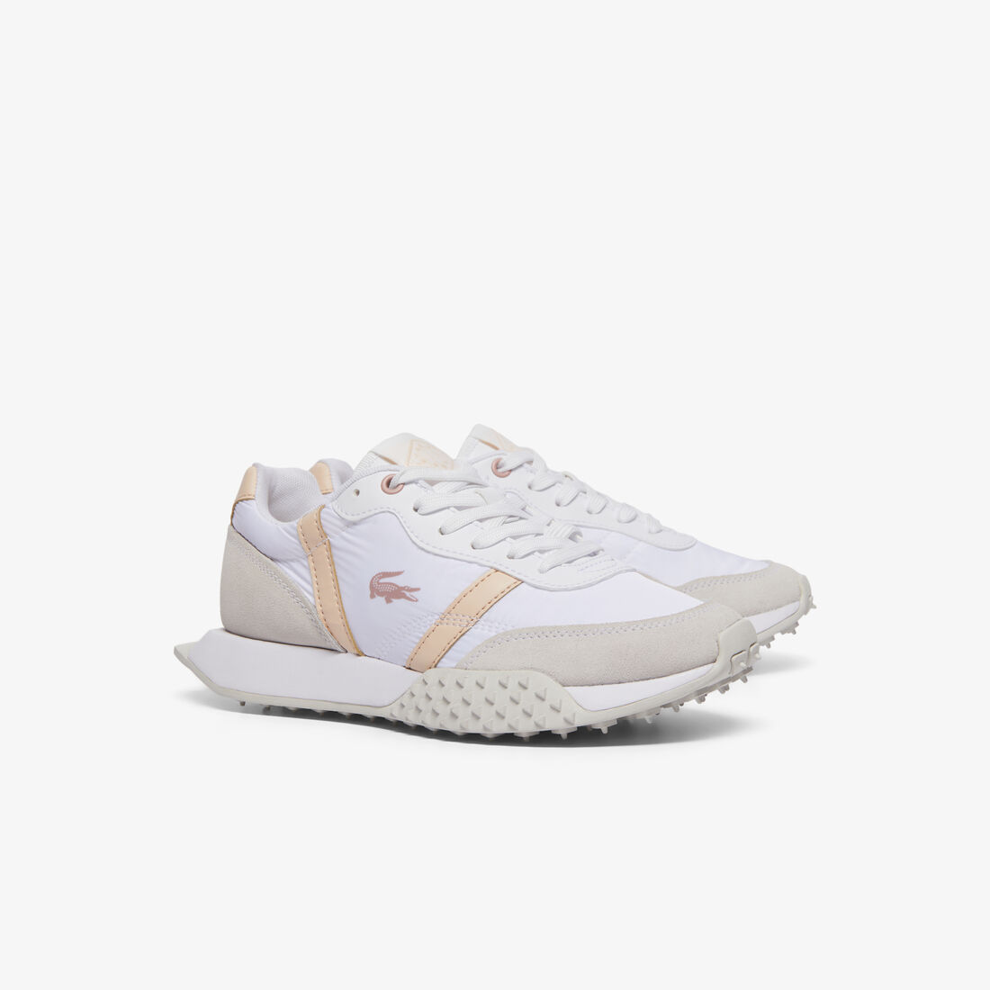 حذاء رياضي نسائي من الجلد L-Spin Evo Women's L-Spin Evo Leather Sneakers - 49SFA0113-1Y9