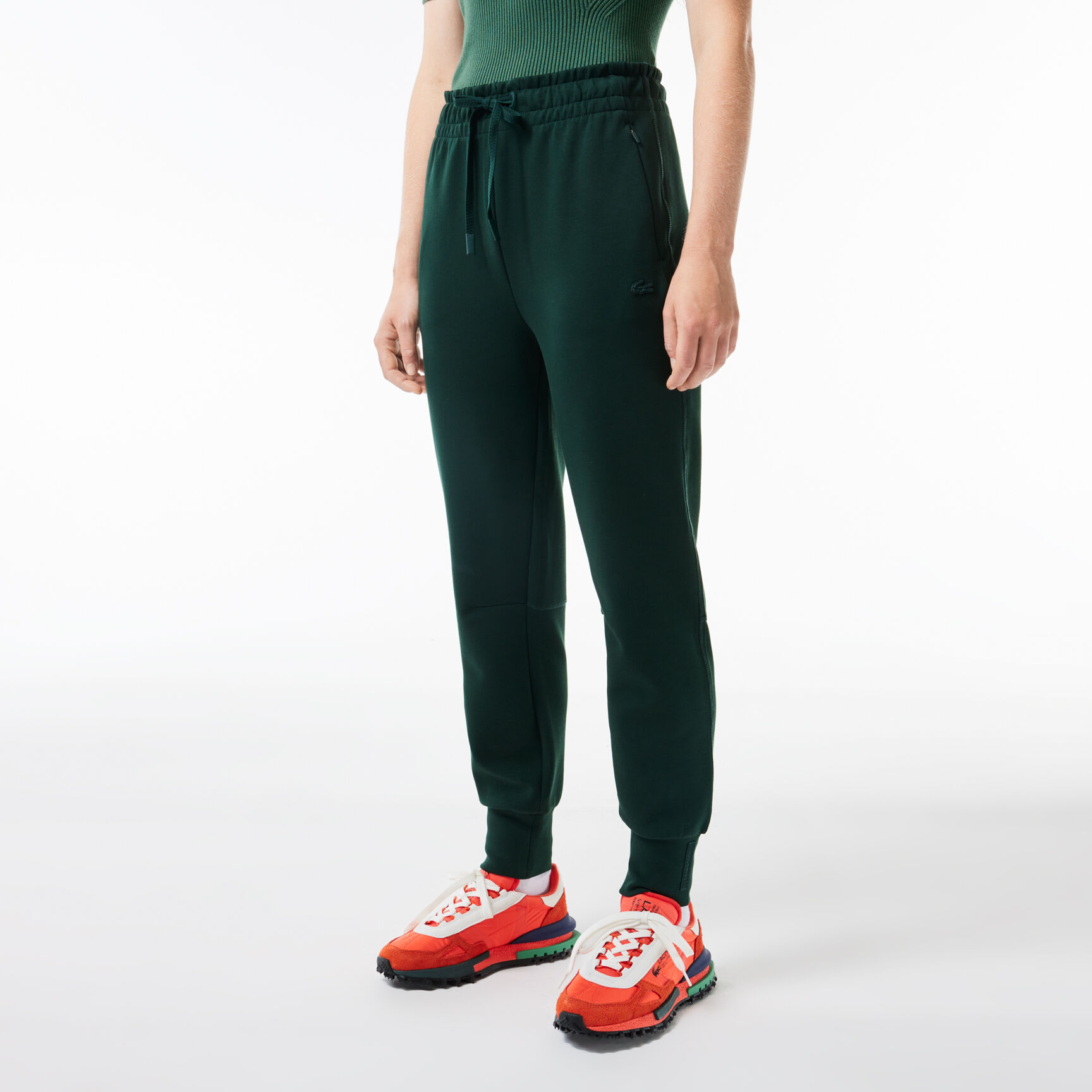 بنطال رياضي قطني Women's Lacoste Two-Ply Jogger Trackpants - XF0343-00-YZP