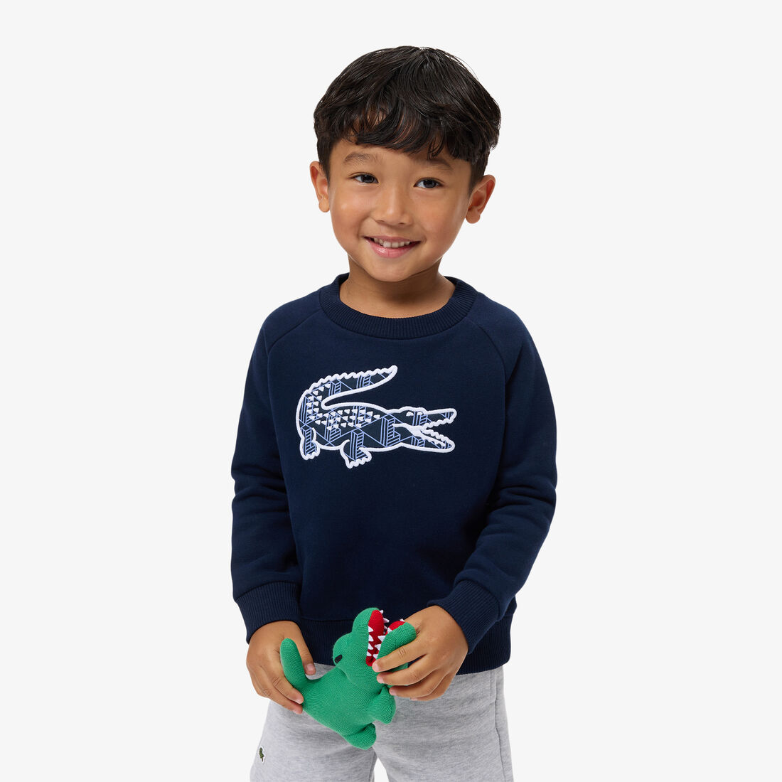 Monogram Print Fleece Sweatshirt - SJ0917-00-166