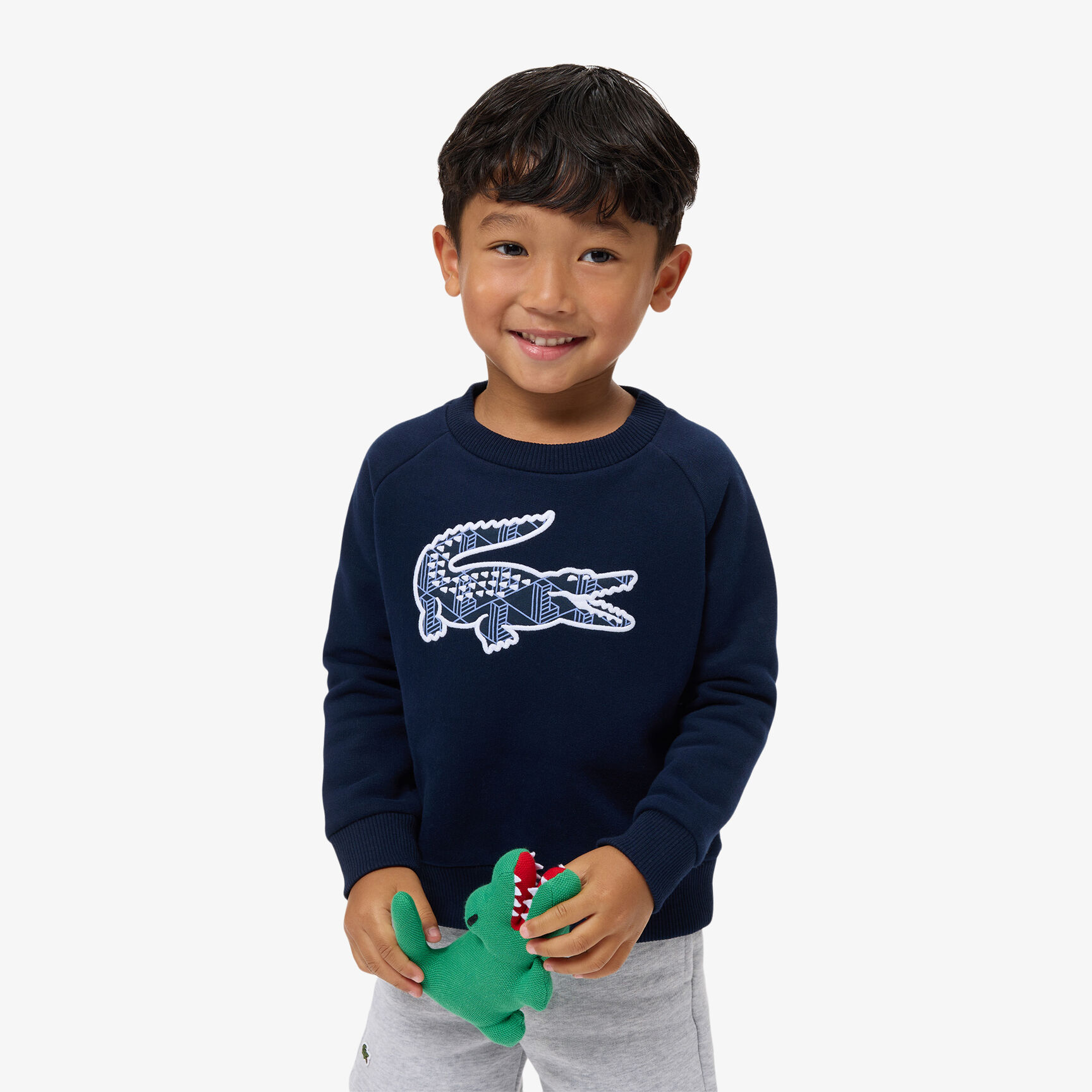 Monogram Print Fleece Sweatshirt - SJ0917-00-166