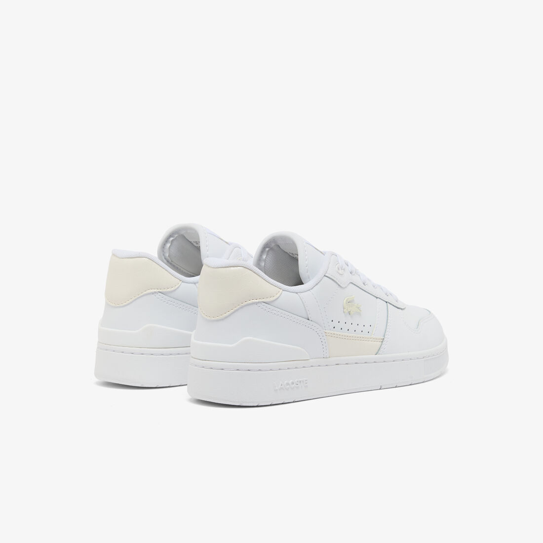 مجموعة أحذية رياضية جلدية نسائية بمشبك على شكل حرف T Women's T-Clip Set Leather Sneakers - 50SFA0188-65T