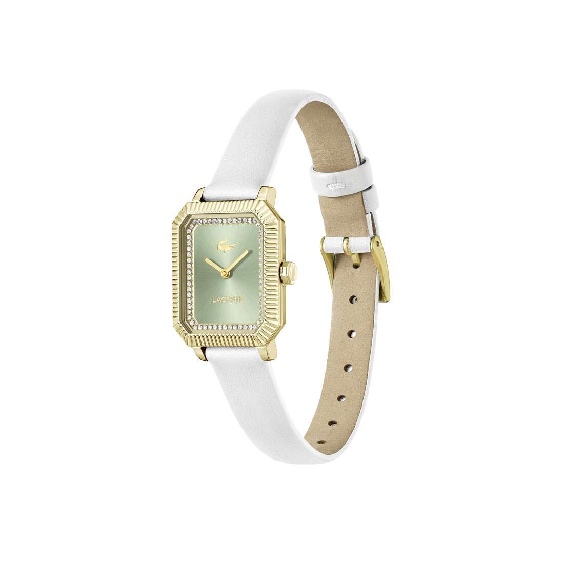 ساعة كوارتز جلدية نسائية بعقربين Women Women Leather 2 Hand Quartz Watch - 2001443-BEG