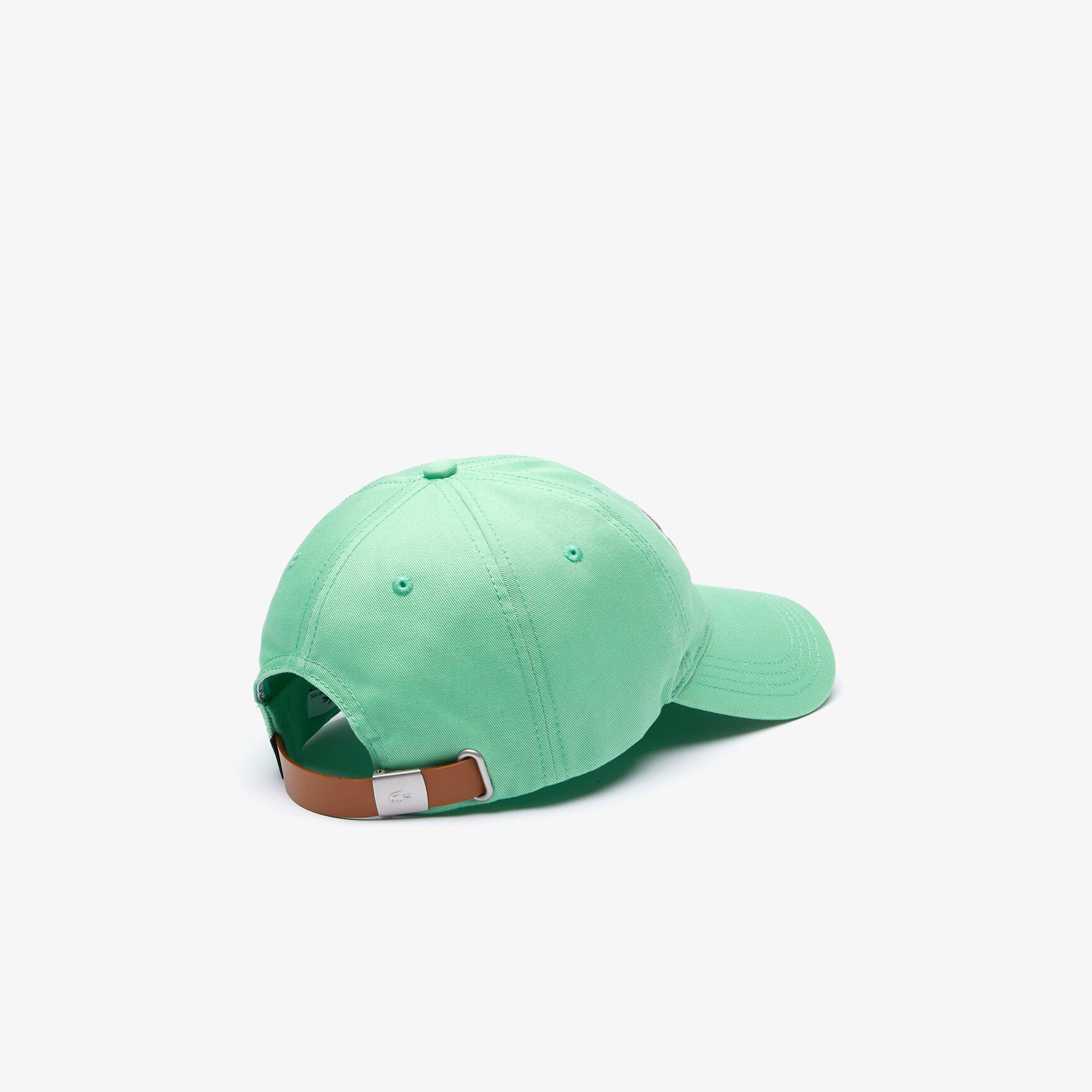 قبعة كاب قطنية بخطوط متباينة اللون وشعار التمساح كبير الحجم للرجال قبعة كاب قطنية بخطوط متباينة اللون وشعار التمساح كبير الحجم للرجال