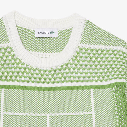 Tennis Court Jacquard Sweater Dress Tennis Court Jacquard Sweater Dress