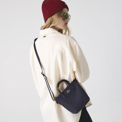 Women's L.12.12 Concept Petit Pique Coated Canvas Mini Zip Tote Bag
