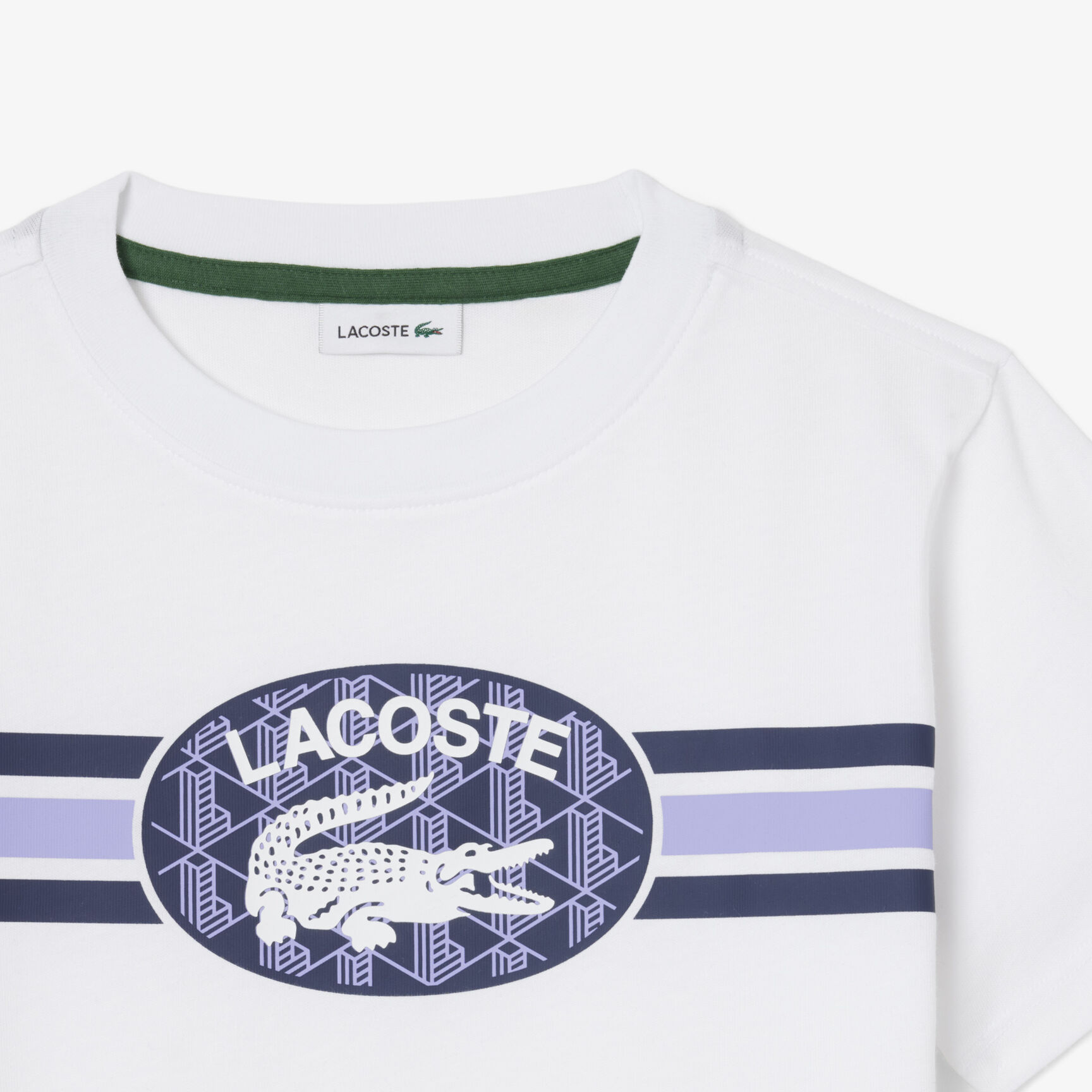 Monogram Print Cotton T-shirt - TJ0850-00-001