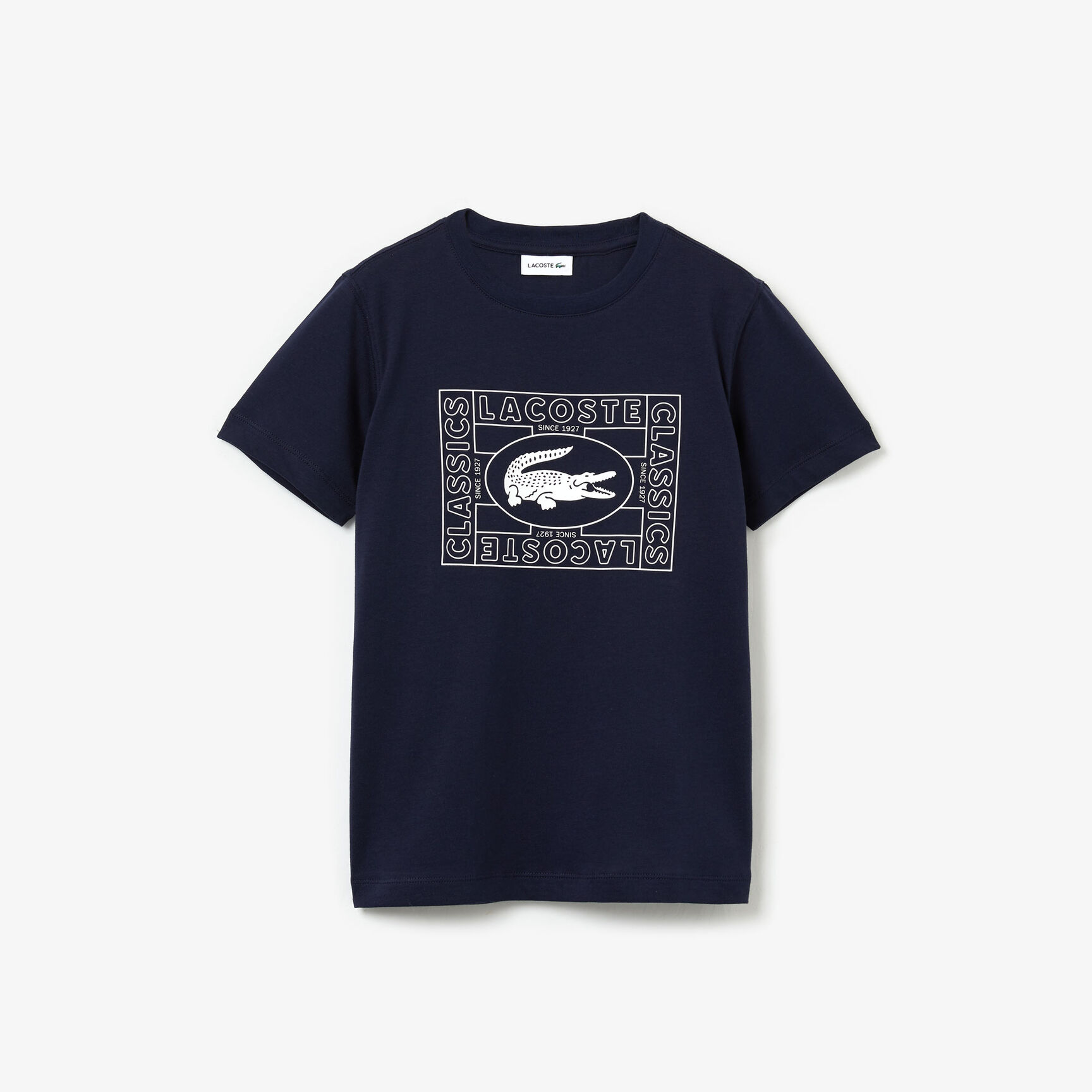 Boys' Crocodile Print Cotton Jersey T-shirt Boys' Crocodile Print Cotton Jersey T-shirt