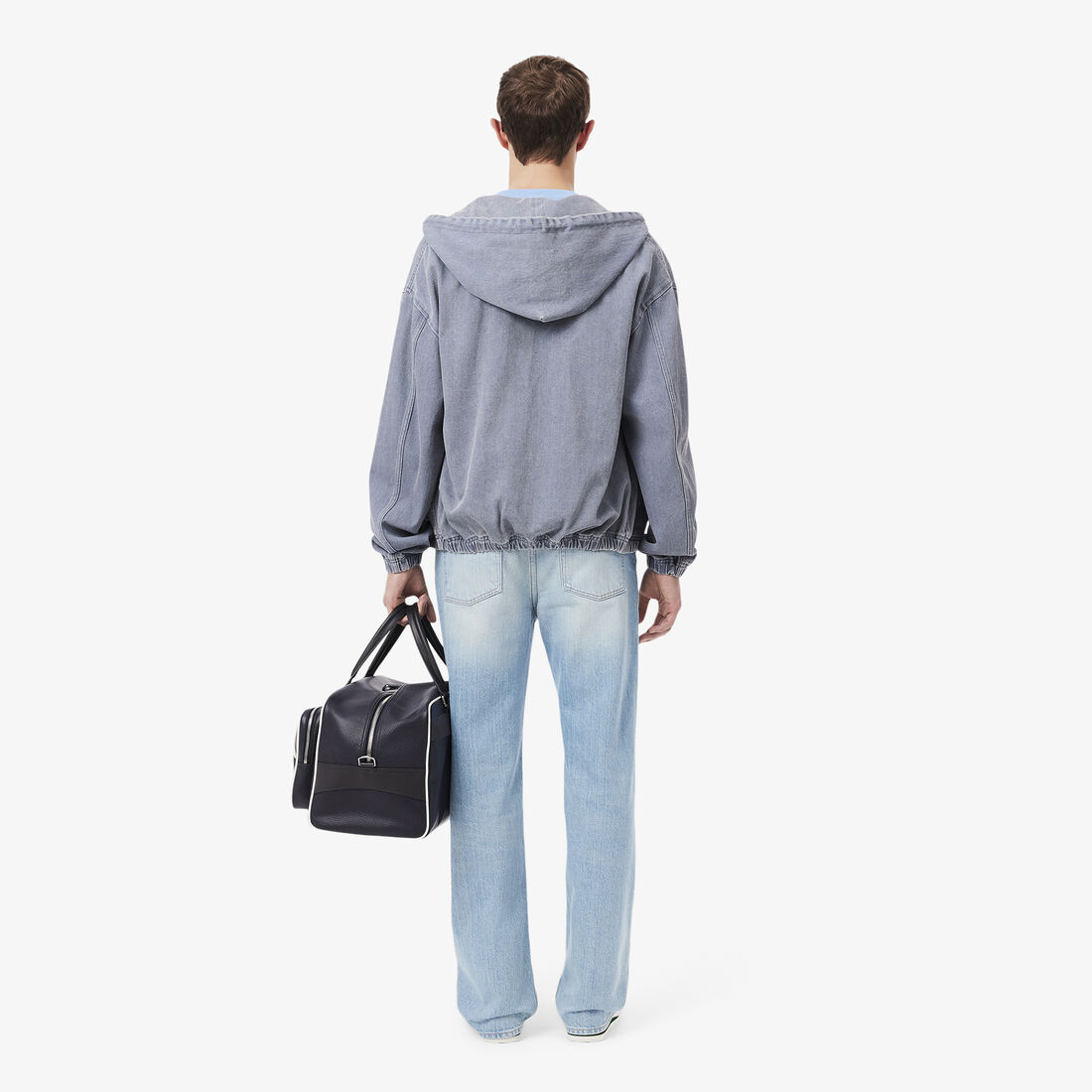 بنطال جينز بقصّة مستقيمة وخمسة جيوب 5 Pocket Straight Cut Indigo Jeans - HH2321-00-MKU