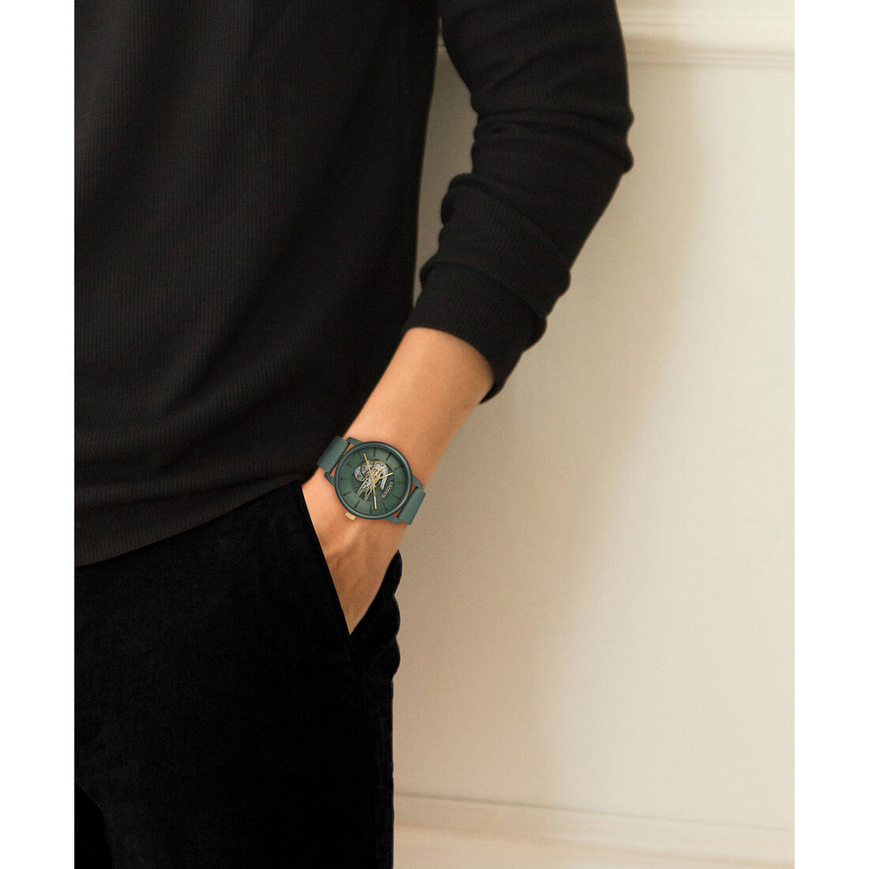 ساعة رجالية غير معدنية Men Non-metal Watch - 2011384-GRN