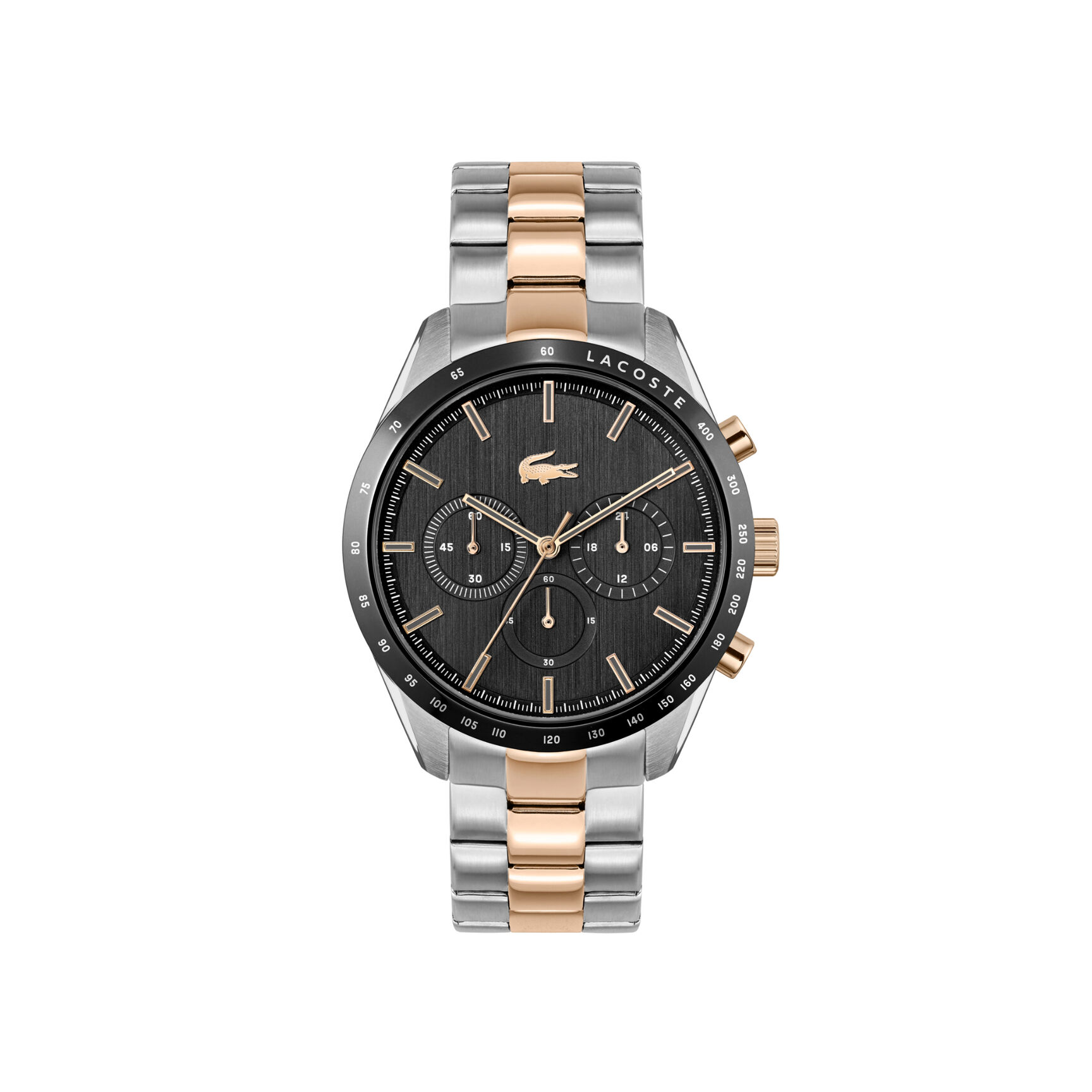 ساعة لاكوست بمينا رمادي للرجال مجموعة Lacoste Boston