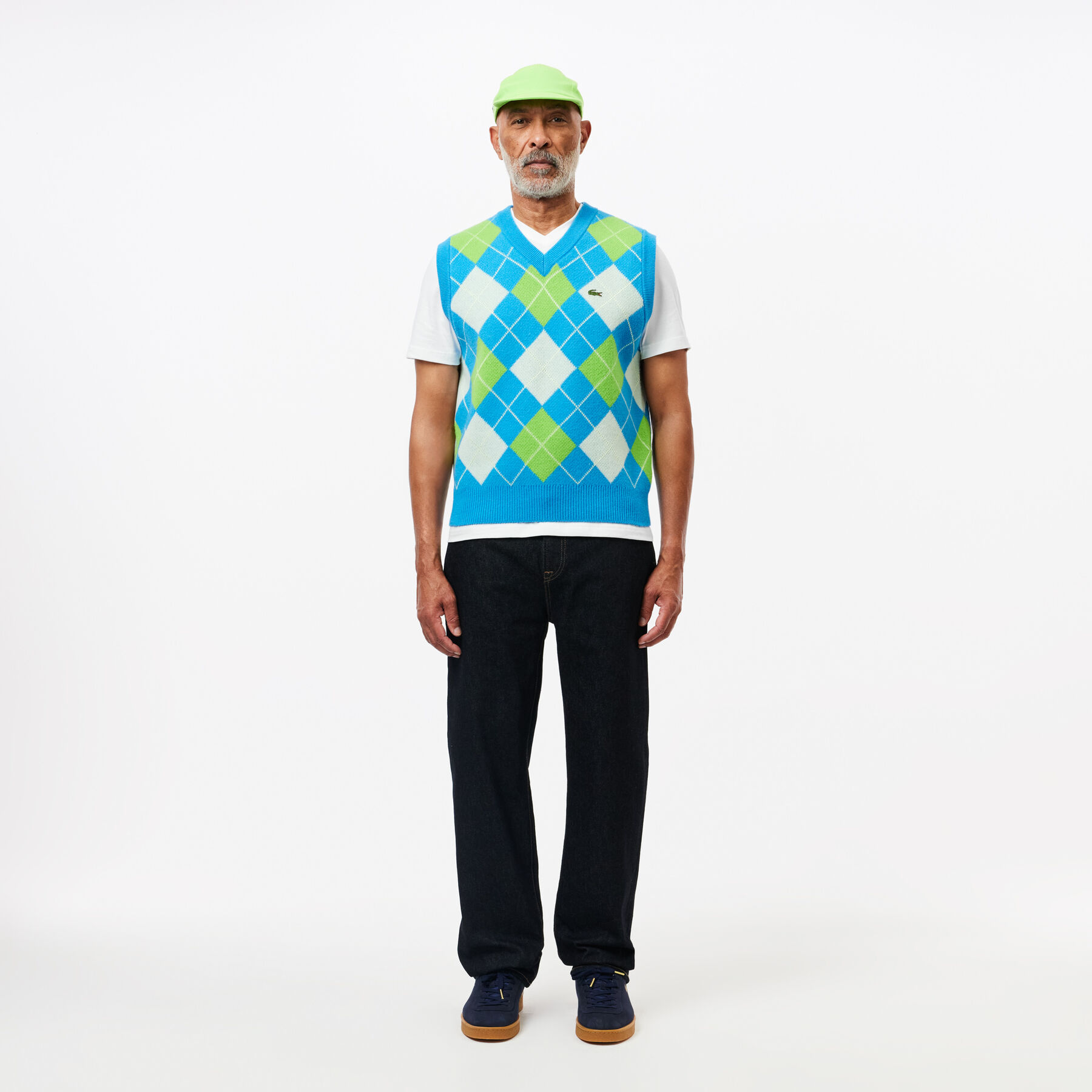 lacoste men s v neck cotton t shirt
