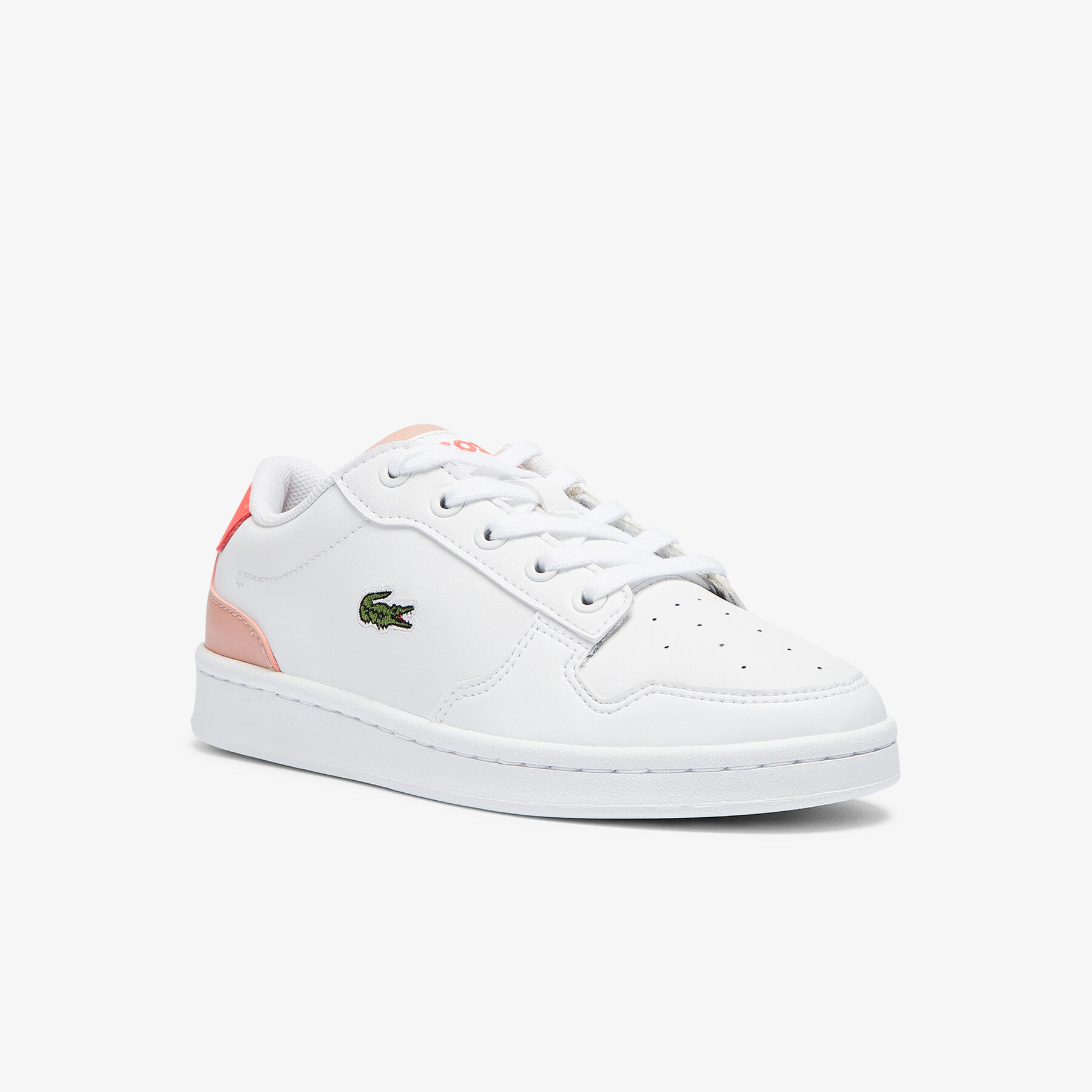 Children's Masters Cup Leather and Synthetic Trainers lacoste children s masters cup leather and synthetic trainers