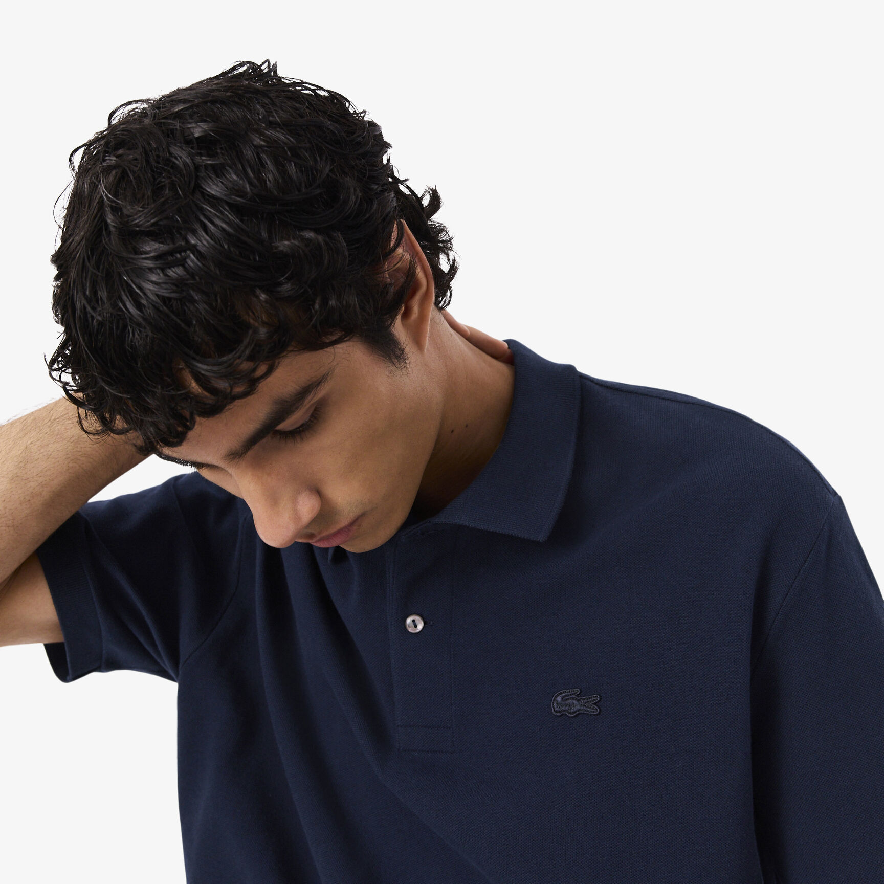 Loose Fit Heavy Pique Polo Shirt - PH7757-00-166