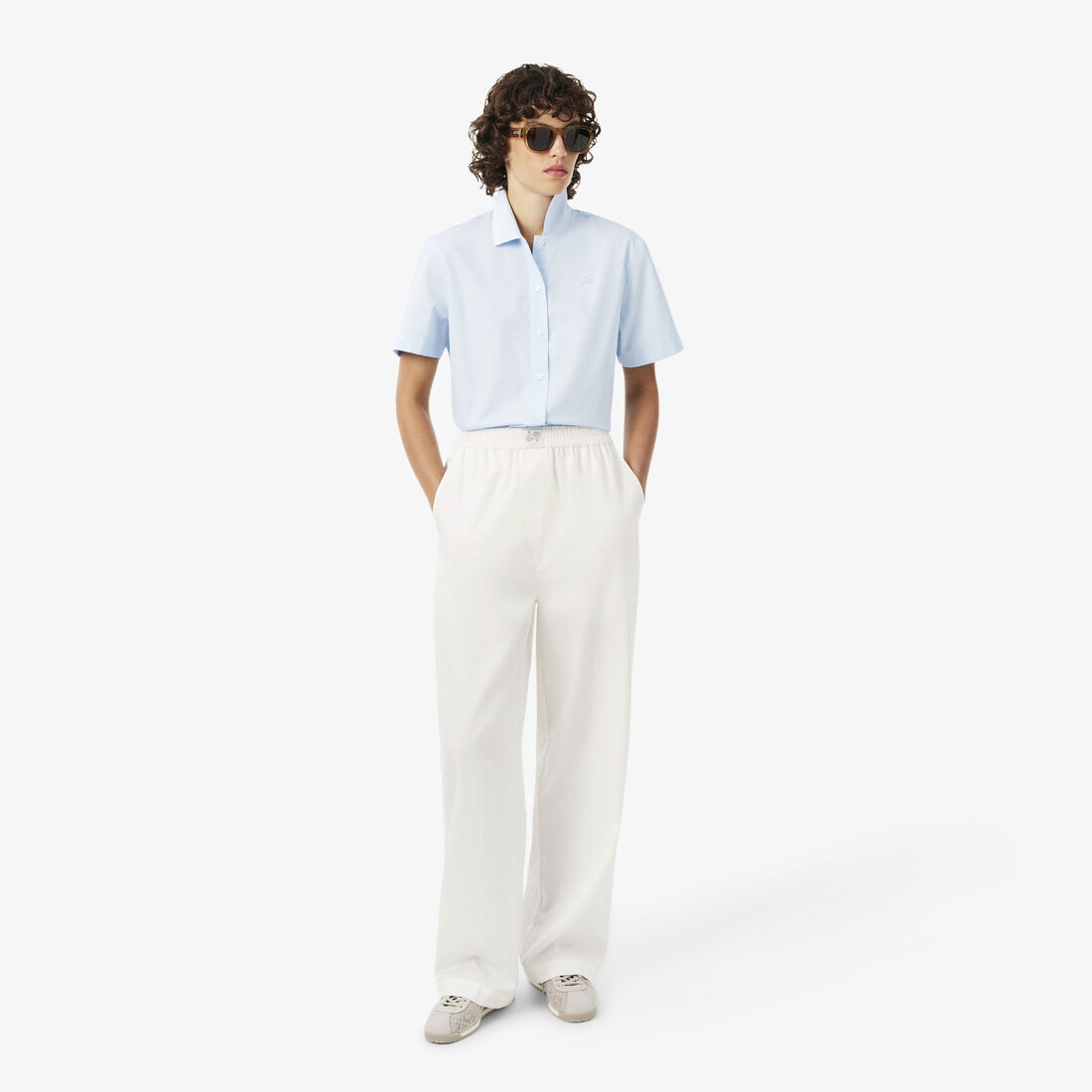 Wide Fit Cotton Petit Pique Pants lacoste wide fit cotton petit pique pants
