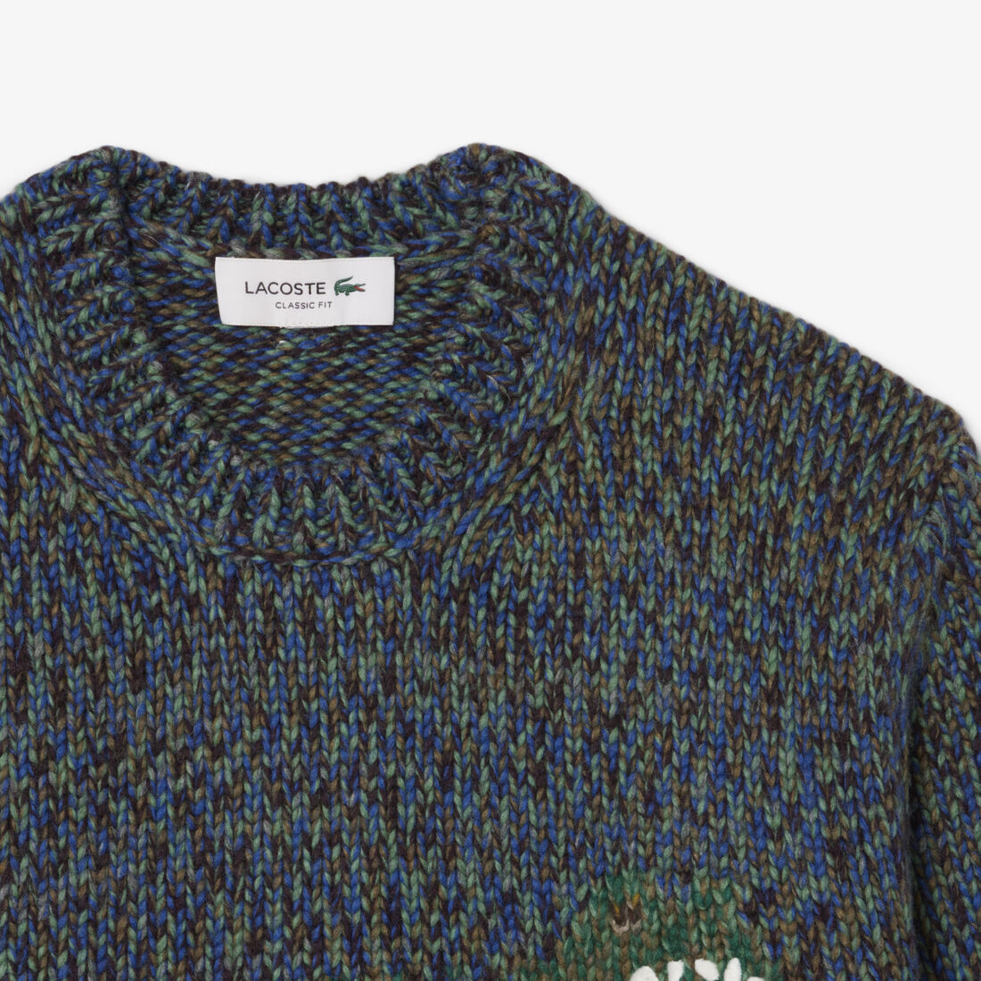 Mercerized Knit Intarsia Crocodile Sweater Mercerized Knit Intarsia Crocodile Sweater - AH5917-00-8IX