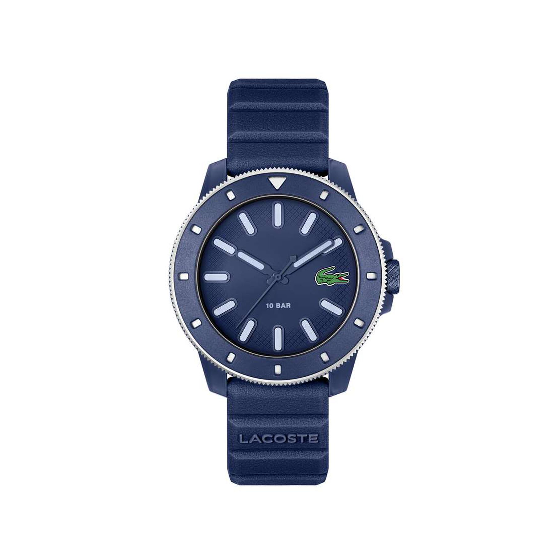 Men Silicone Strap Watch Men Silicone Strap 3 Hand Quartz Watch - 2011413-BLU
