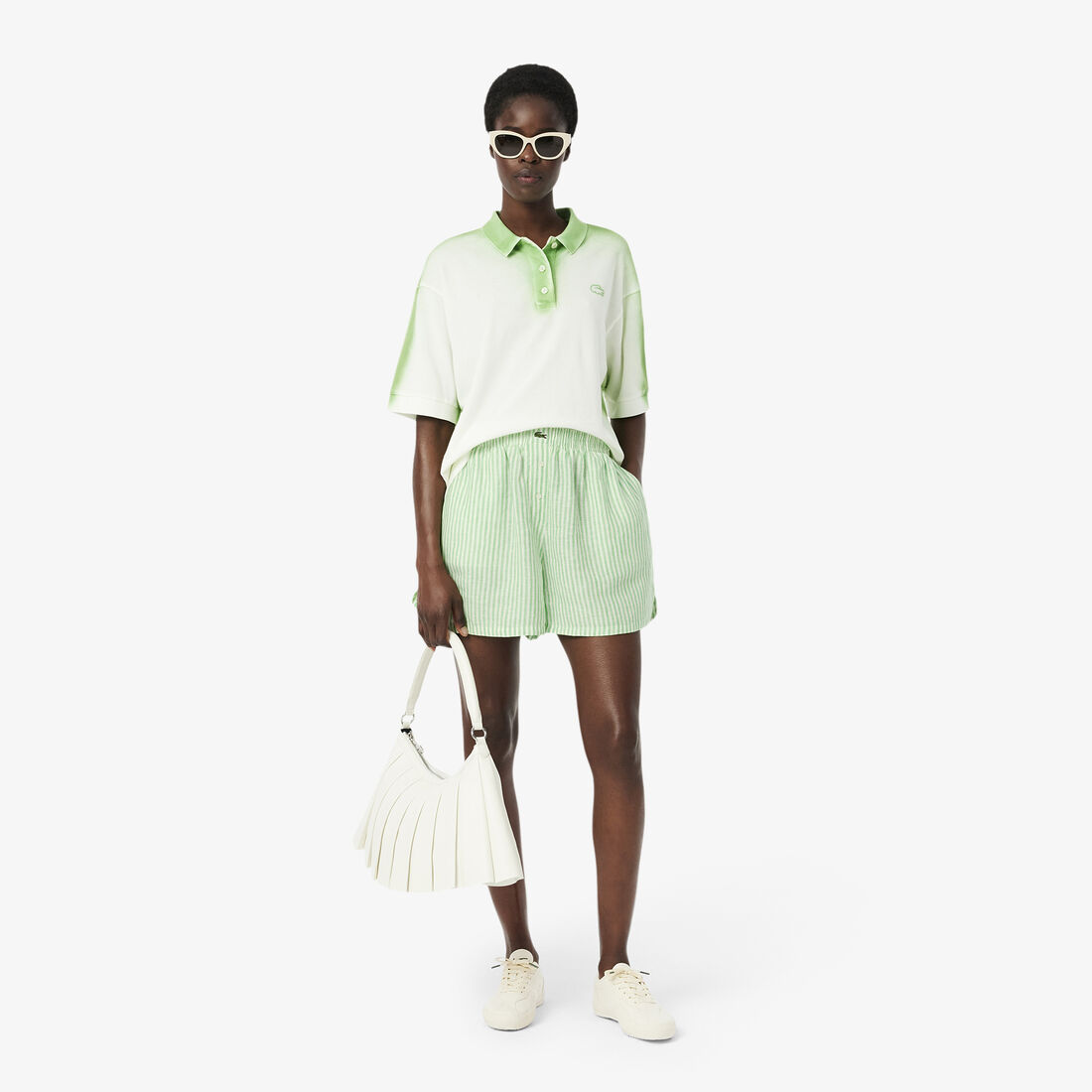 Loose Striped Linen Shorts - FF0226-00-IRB