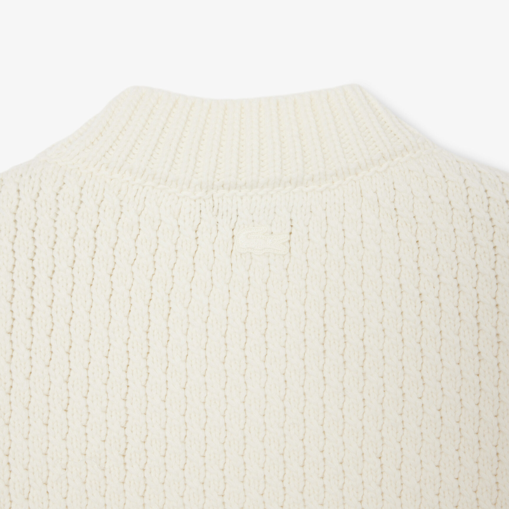 سترة صوفية مطرز بشعار الماركة Runway Embroidered Badge Wool Sweater - AH3737-00-70V